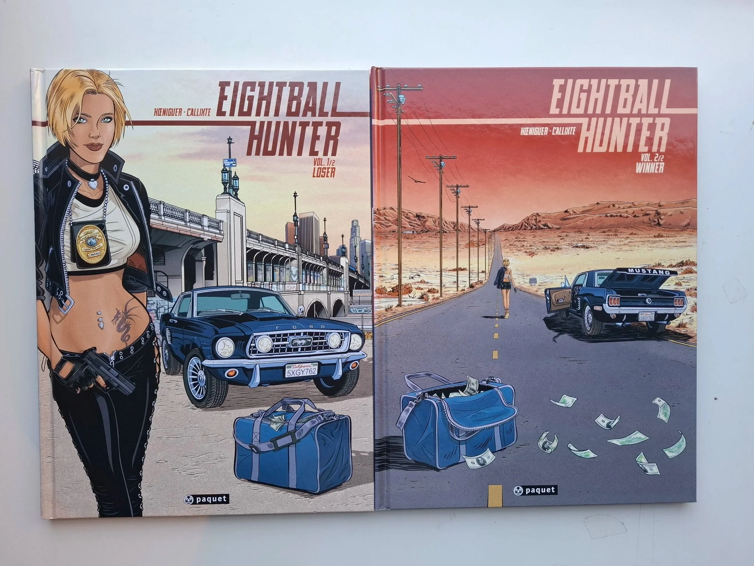 EIGHT BALL HUNTER TOMES 1 ET 2 SERIE COMPLETE PAQUET