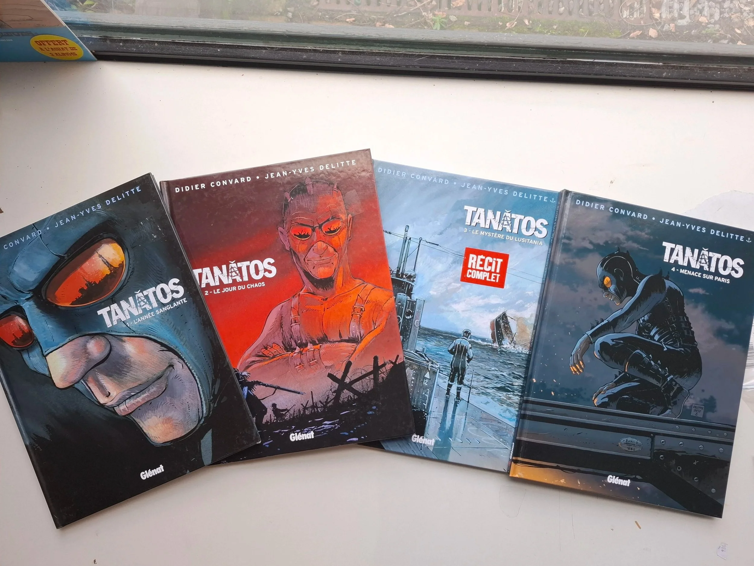 TANATOS TOMES 1 à 4 SERIE COMPLETE DELITTE TOUS EO