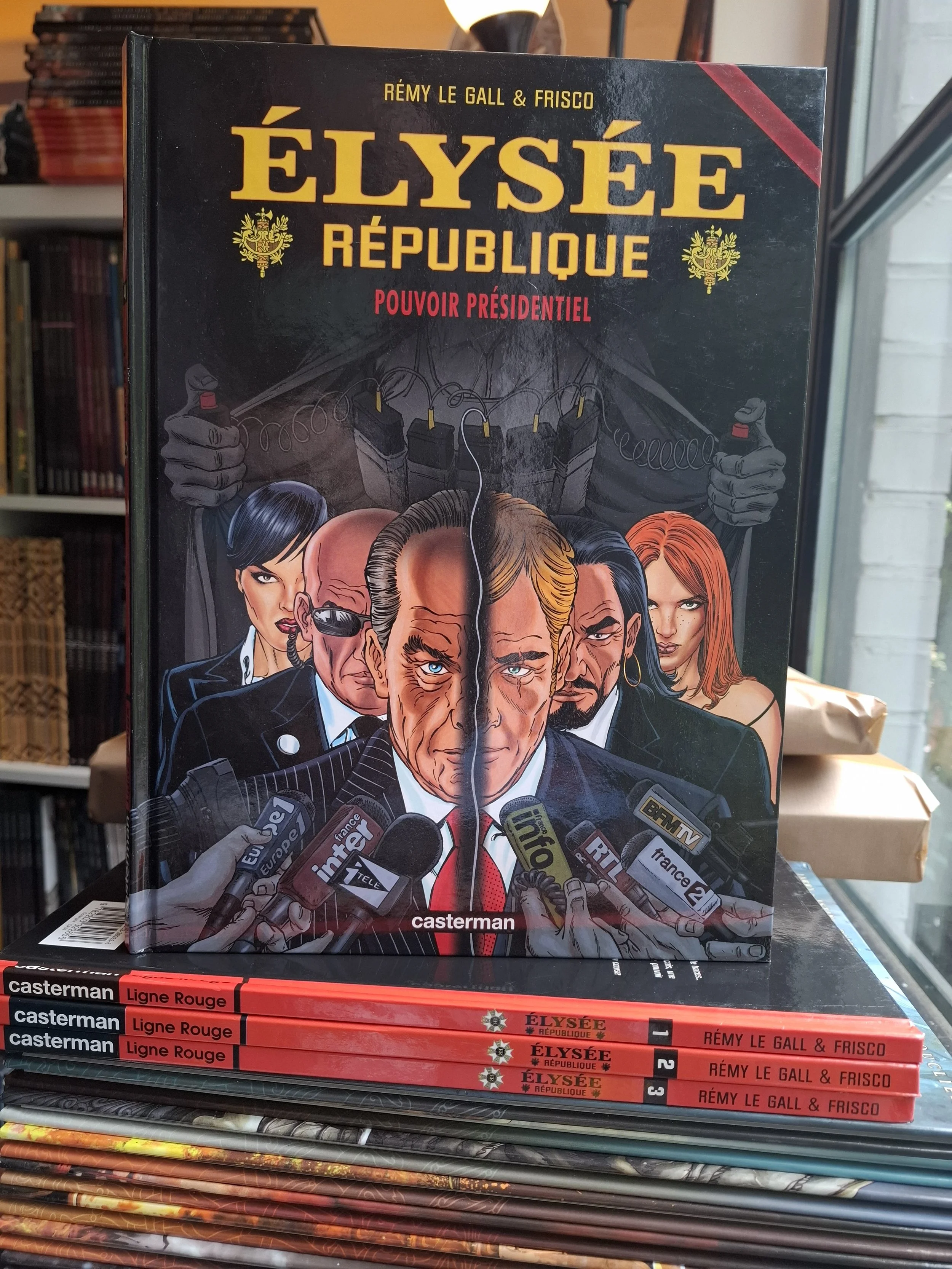 ELYSEE REPUBLIQUE TOMES 1 à 4 SERIE COMPLETE EO