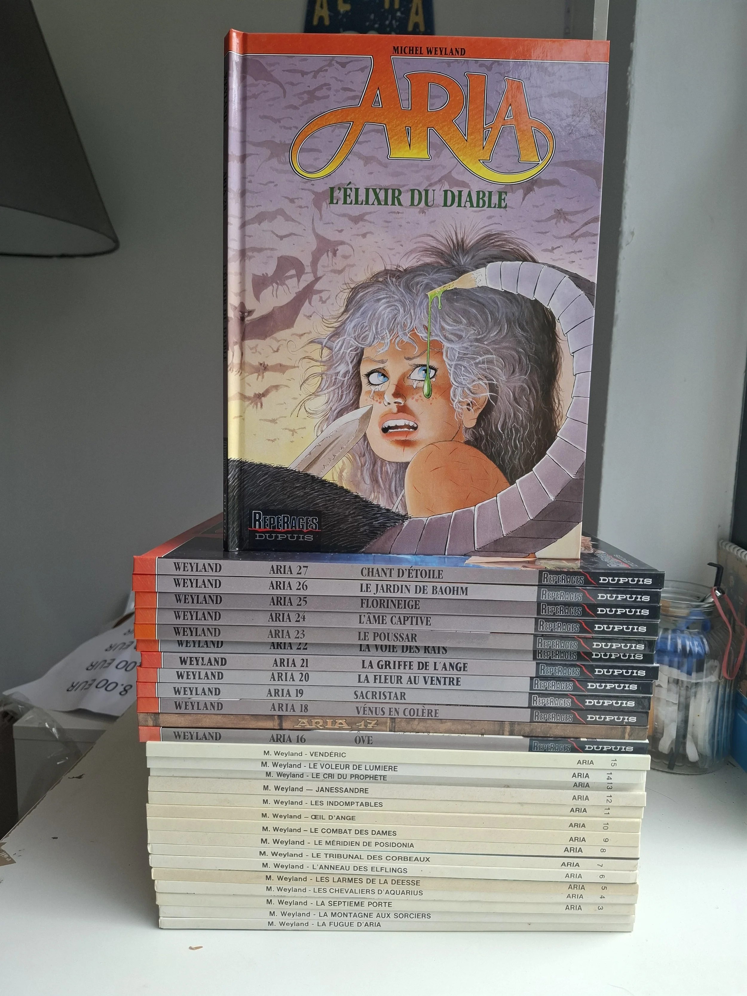ARIA TOMES 1 à 28 TIRAGE LIMITE T 17 + DEDICACE WEYLAND