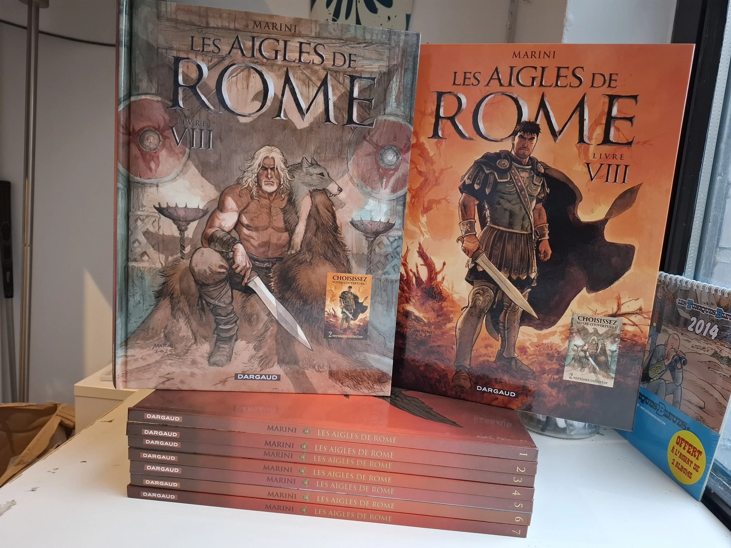LES AIGLES DE ROME MARINI TOMES 1 à 8 + VARIANTE