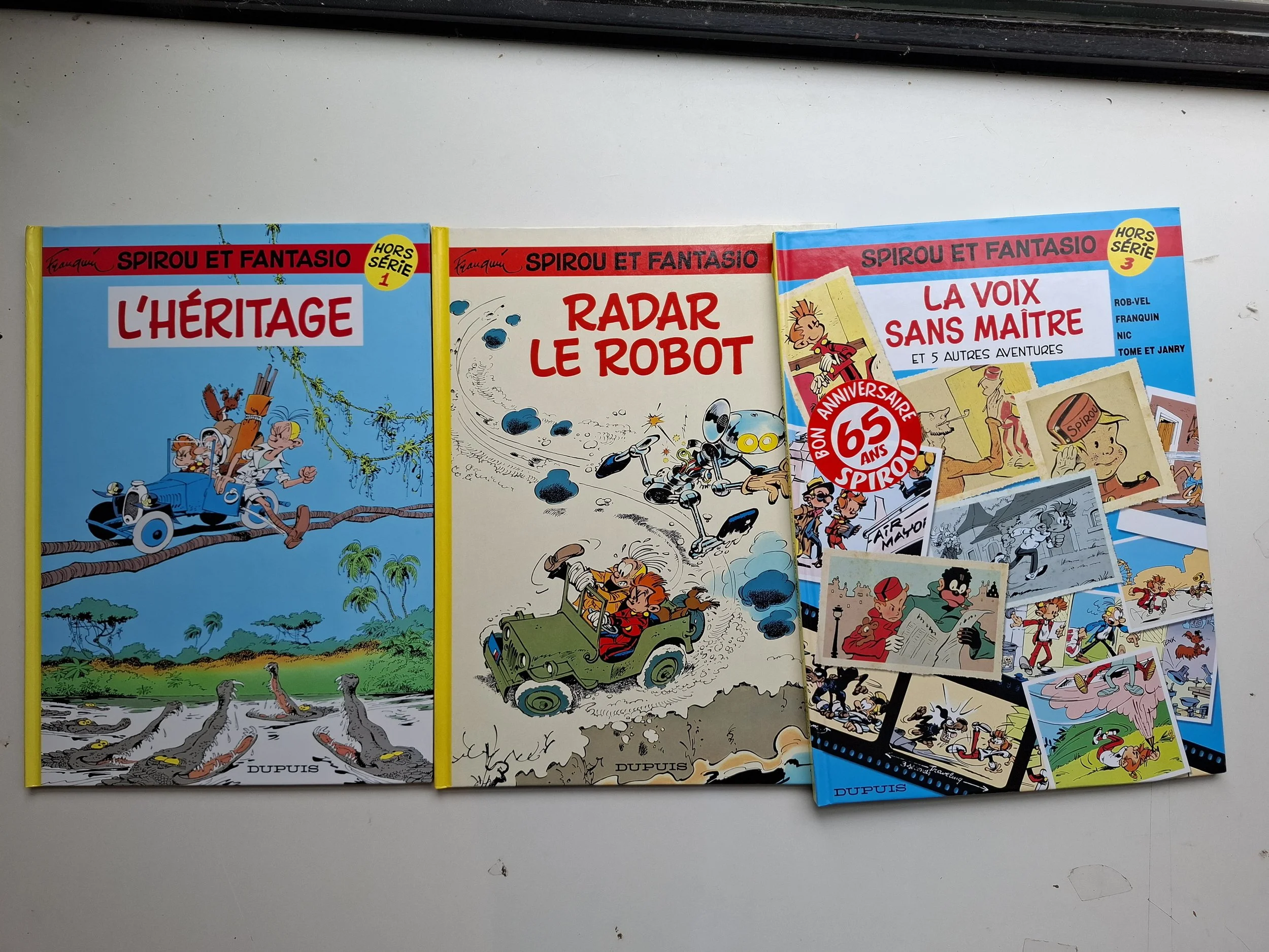 SPIROU ET FANTASIO TOMES 1 à 3 HORS SERIE