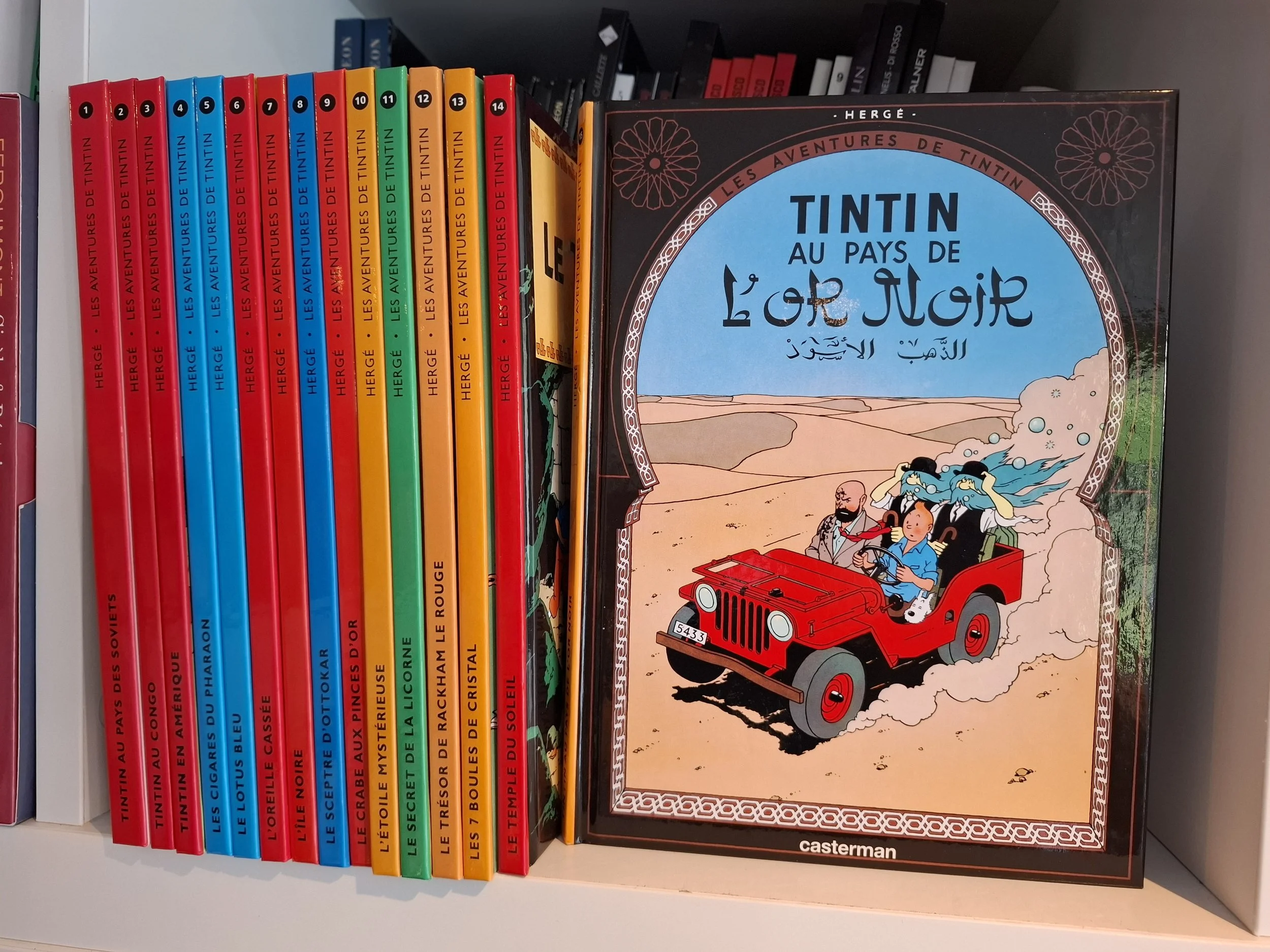 COLLECTION MINI ALBUMS TINTIN TOMES 1 à 15 EXCELLENT ETAT