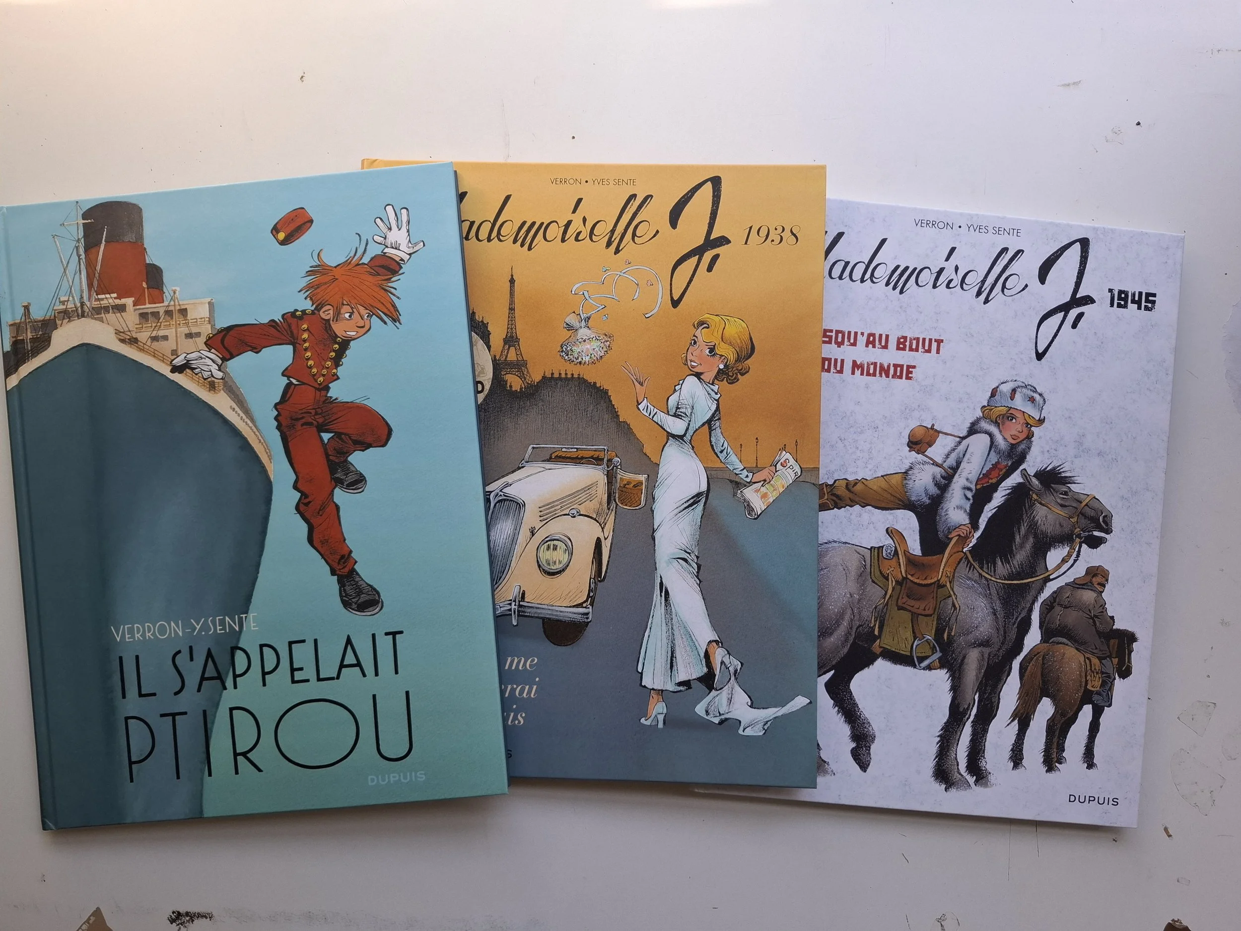 MADEMOISELLE J. SPIROU SENTE TOMES 1 à 3 SERIE COMPLETE TOUS EO