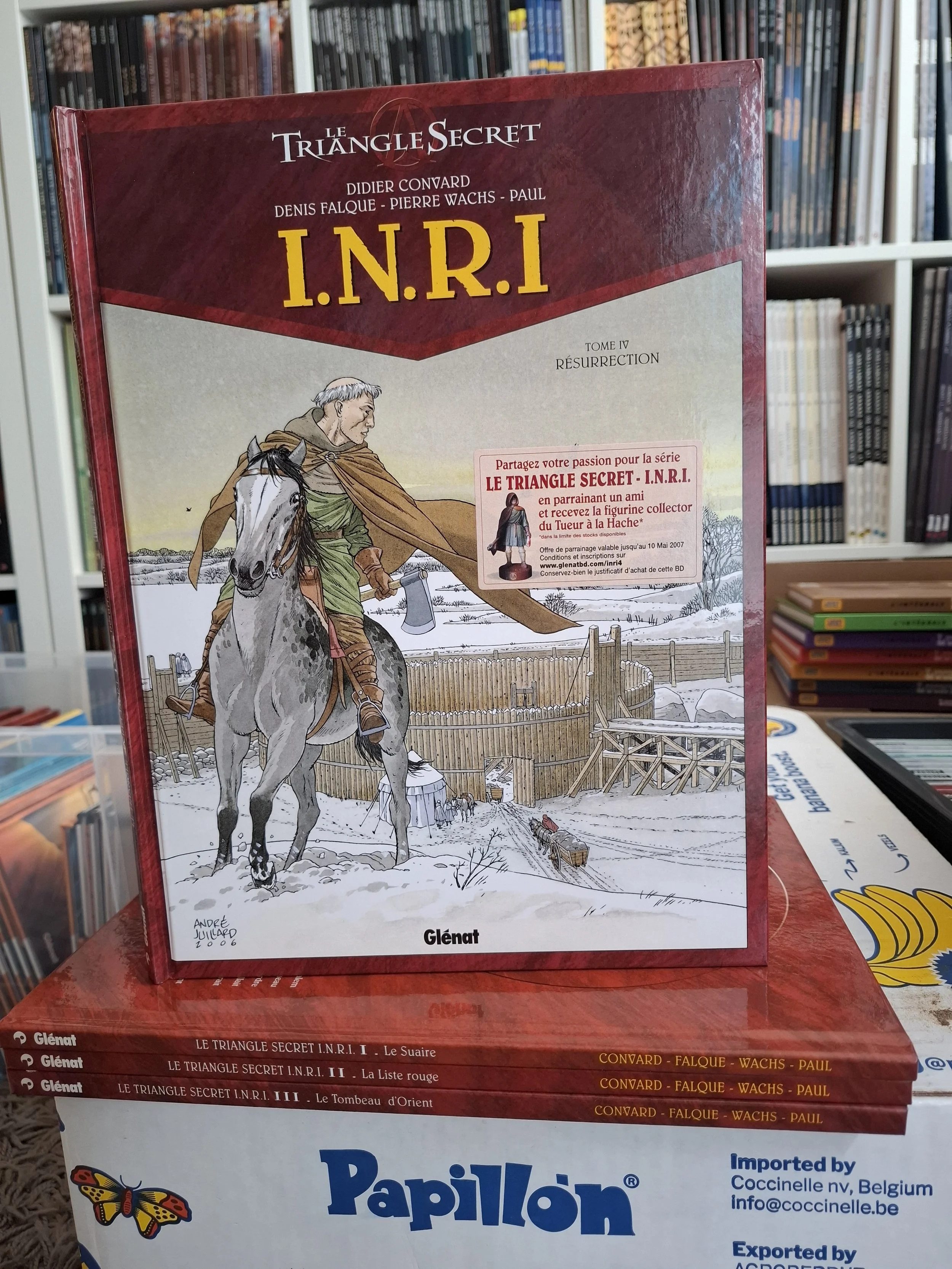 LE TRIANGLE SECRET INRI TOMES 1 à 4 SERIE COMPLETE TOUS EO