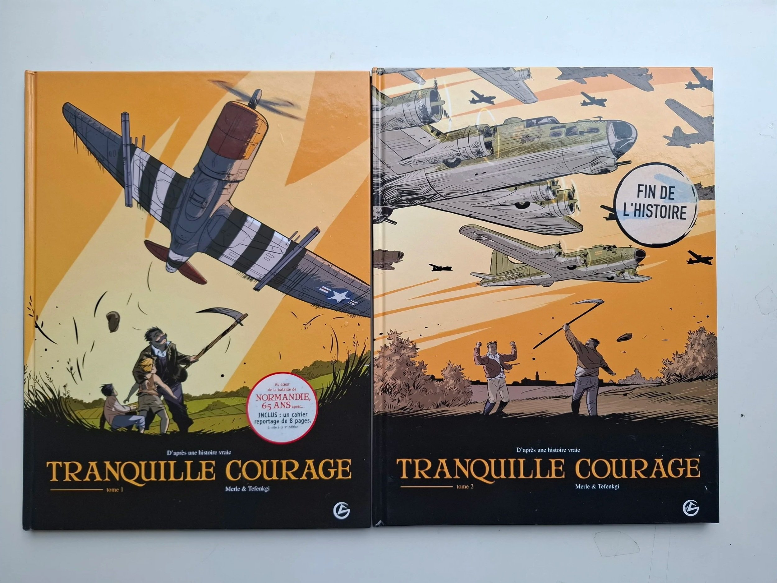 TRANQUILLE COURAGE TOMES 1 ET 2 SERIE COMPLETE TOUS EO