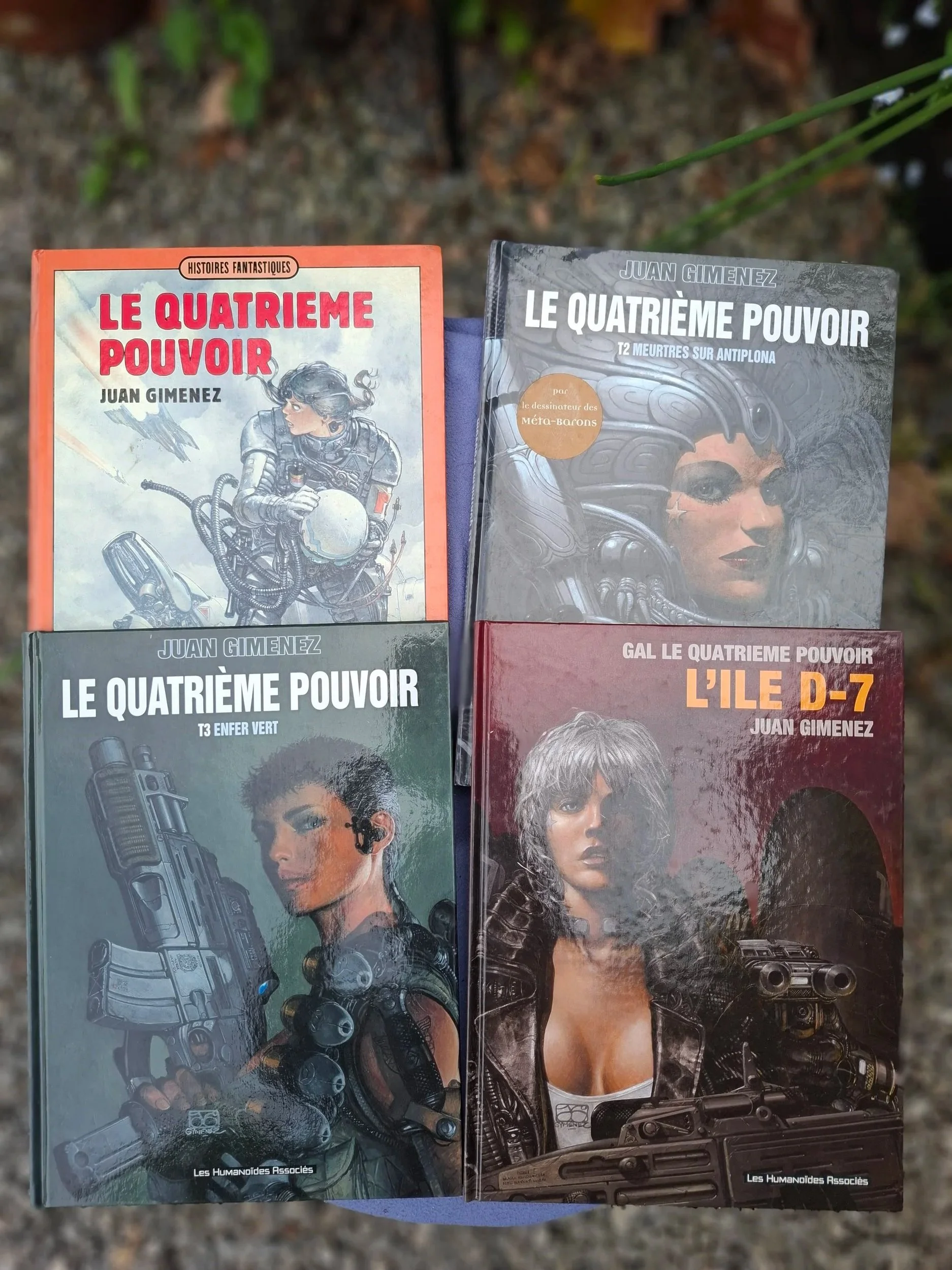LE QUATRIEME POUVOIR GIMENEZ TOMES 1 à 4 SERIE COMPLETE EO