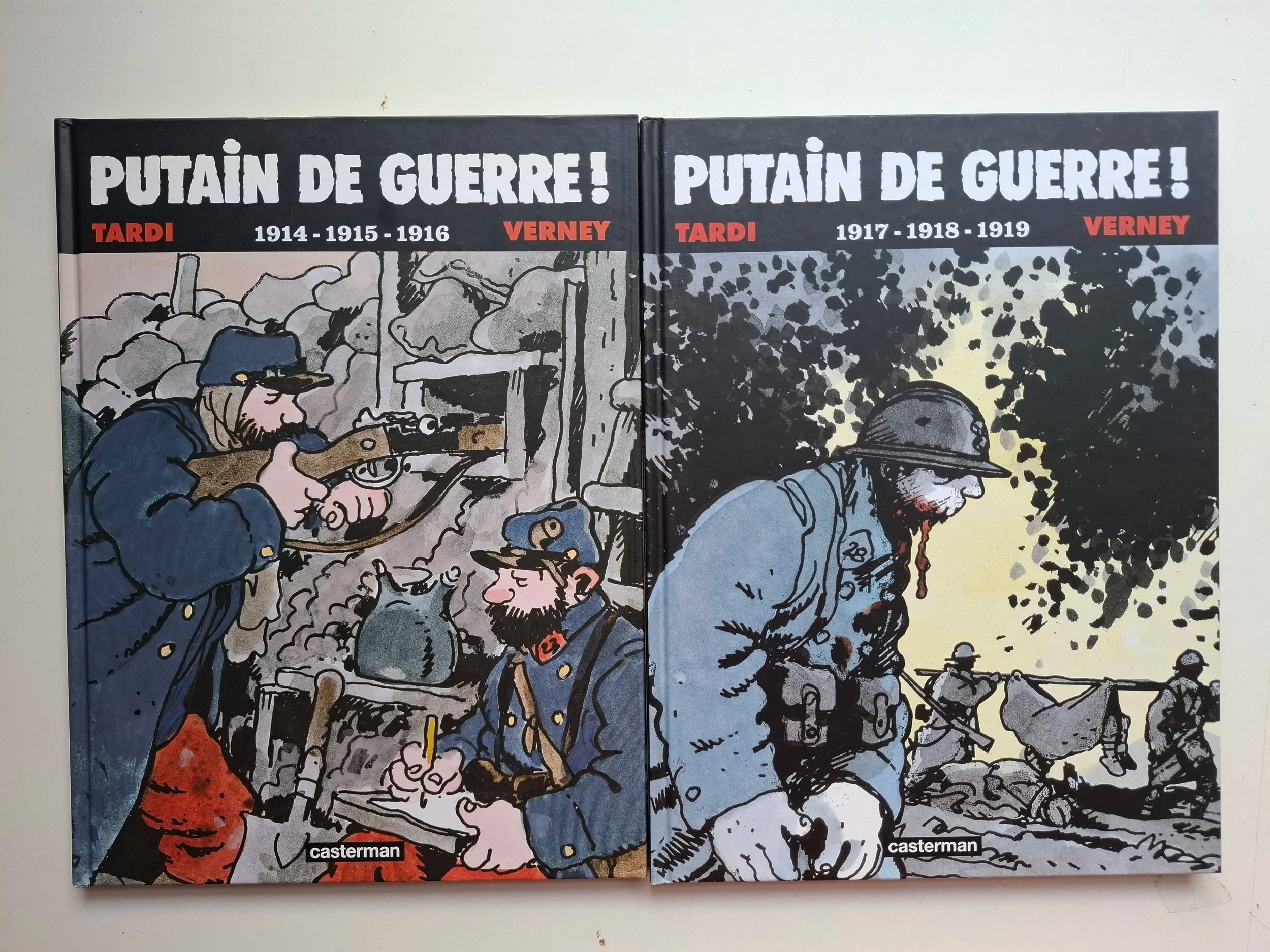 2 INTEGRALES TARDI PUTAIN DE GUERRE 1914-1919 COMPLET REED
