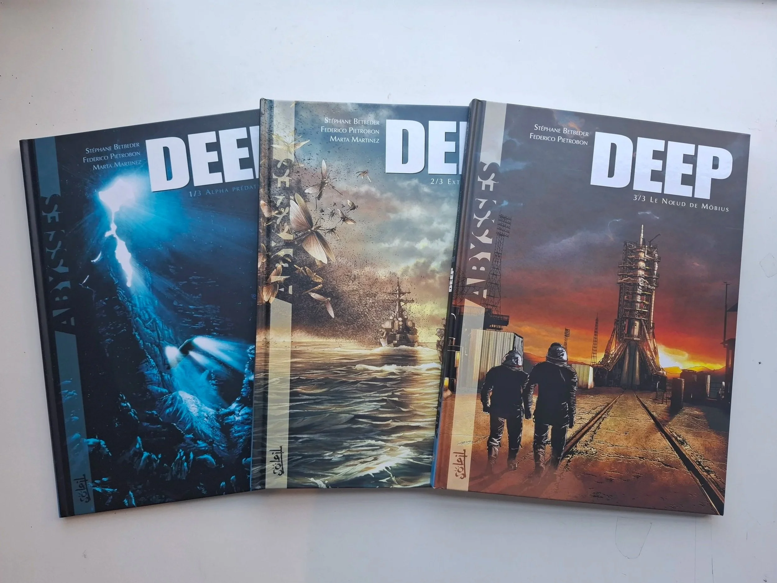 DEEP TOMES 1 à 3 SERIE COMPLETE TOUS EO