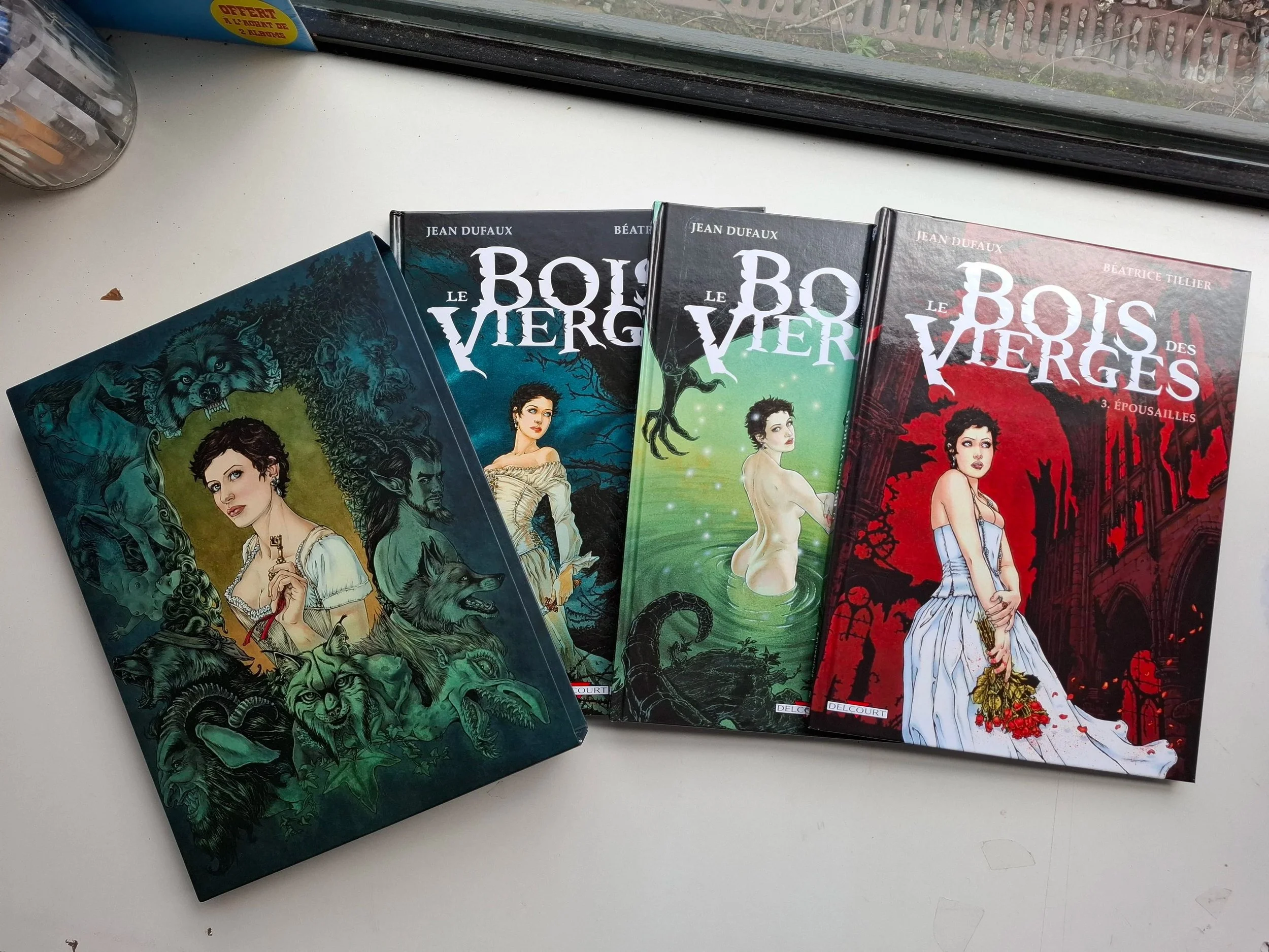 LE BOIS DES VIERGES TOMES 1 à 3 SERIE COMPLETE TILLIER + COFFRET
