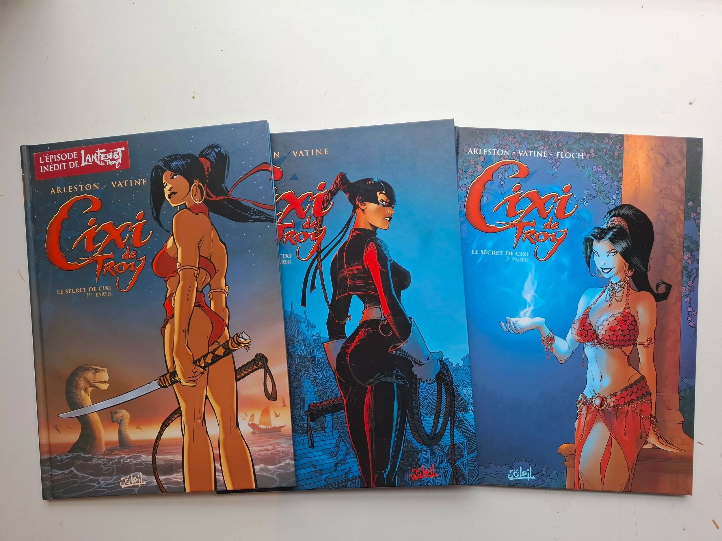 CIXI DE TROY TOMES 1 à 3 SERIE COMPLETE TOUS EO