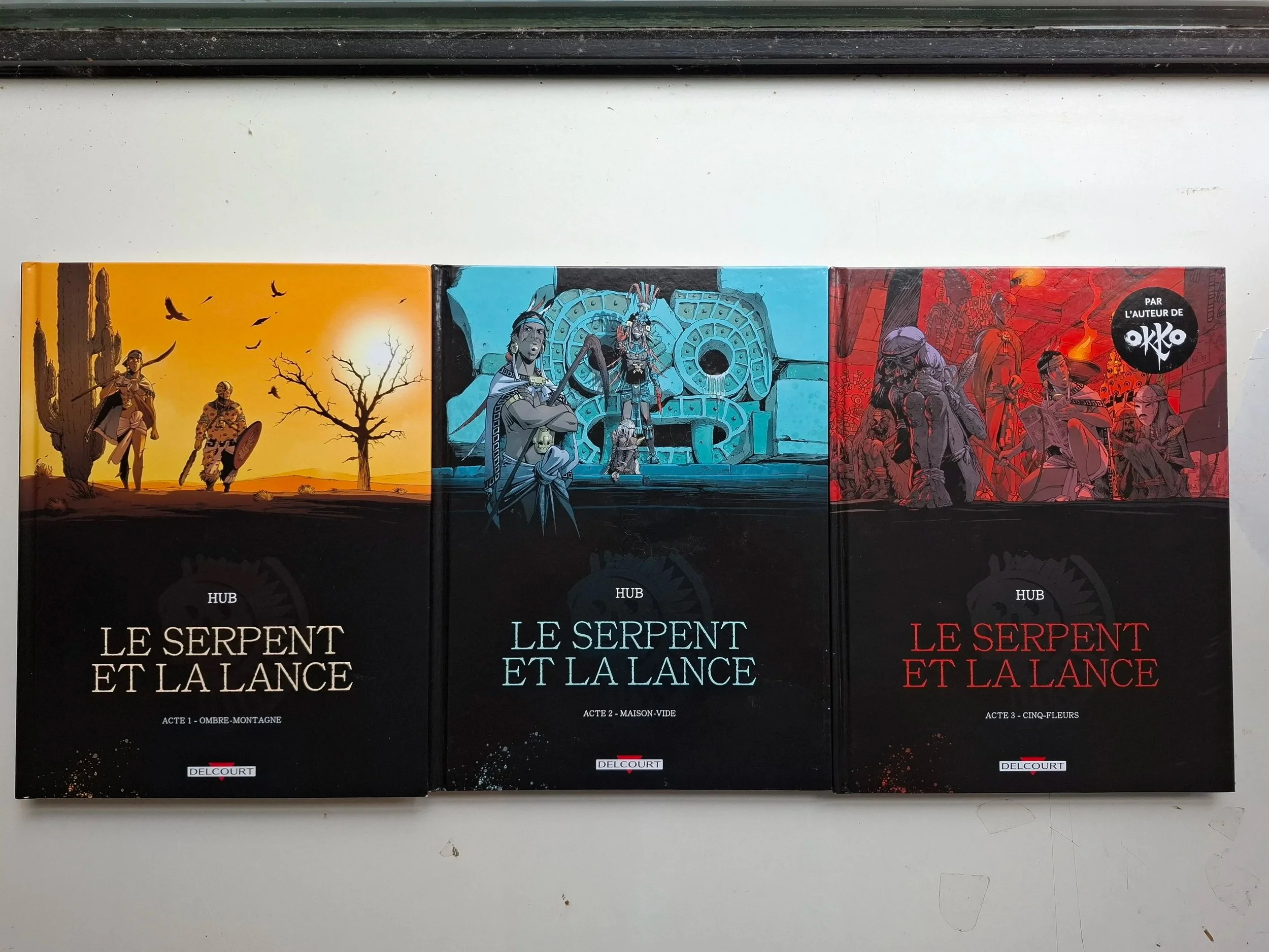 LE SERPENT ET LA LANCE HUB TOMES 1 à 3 EO/REED
