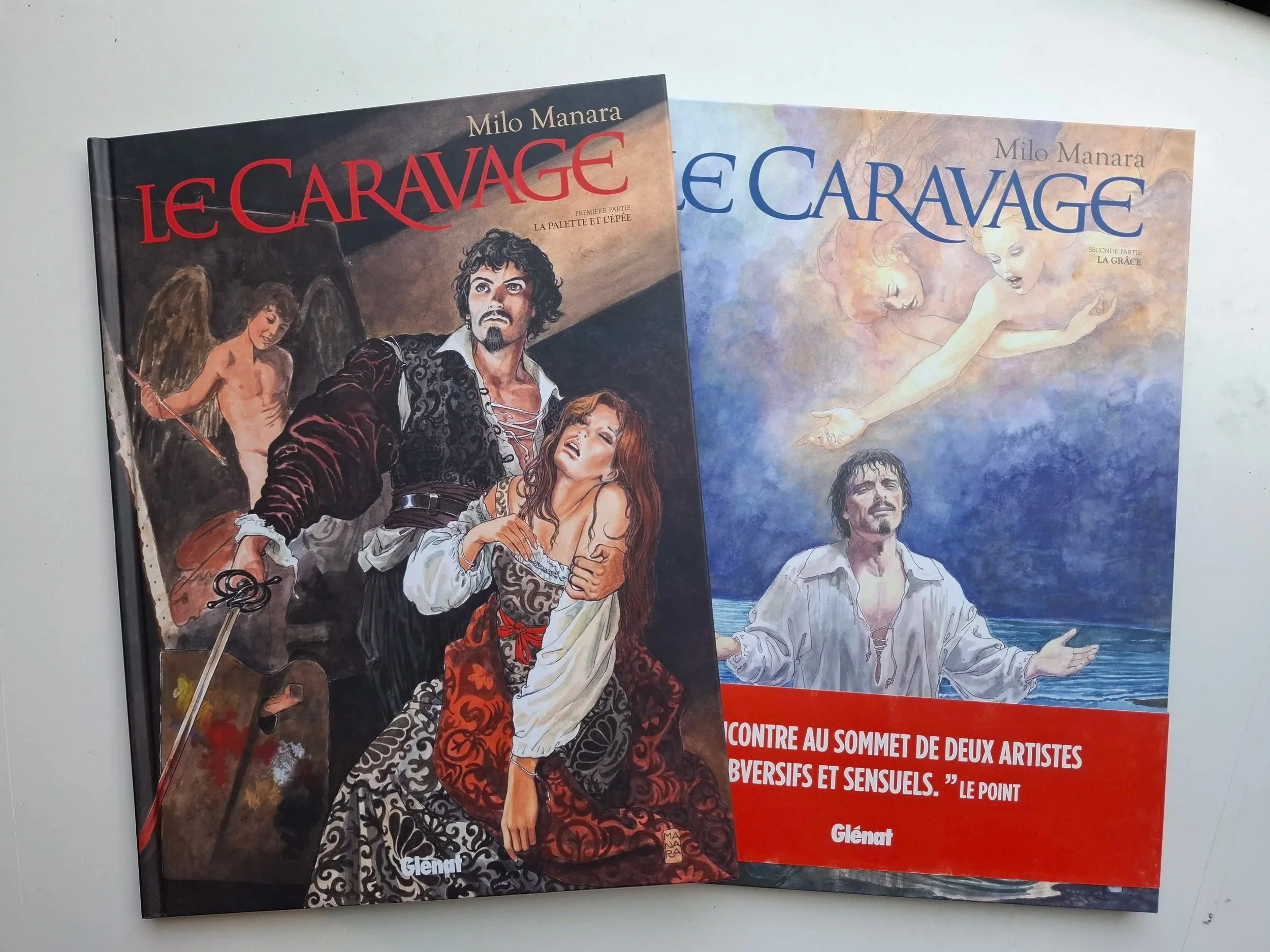 LE CARAVAGE TOMES 1 ET 2 SERIE COMPLETE MANARA