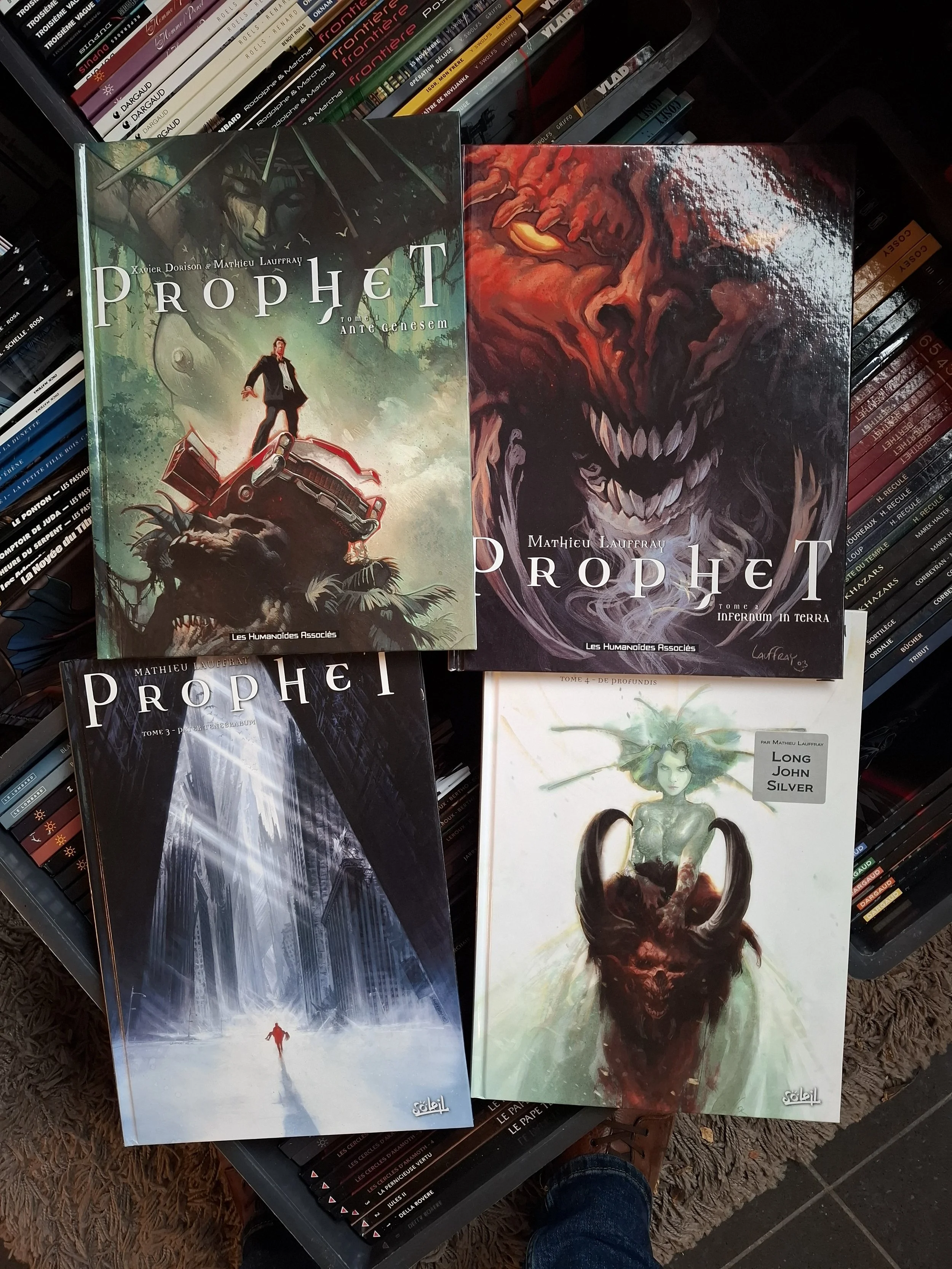 PROPHET TOMES 1 à 4 SERIE COMPLETE LAUFFRAY EO