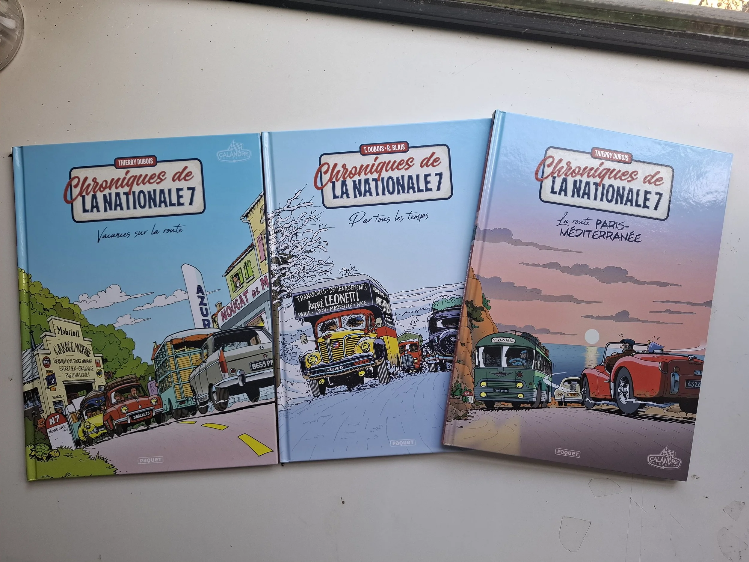 CHRONIQUES DE LA NATIONALE 7 ENSEMBLE DE 3 TOMES TBE