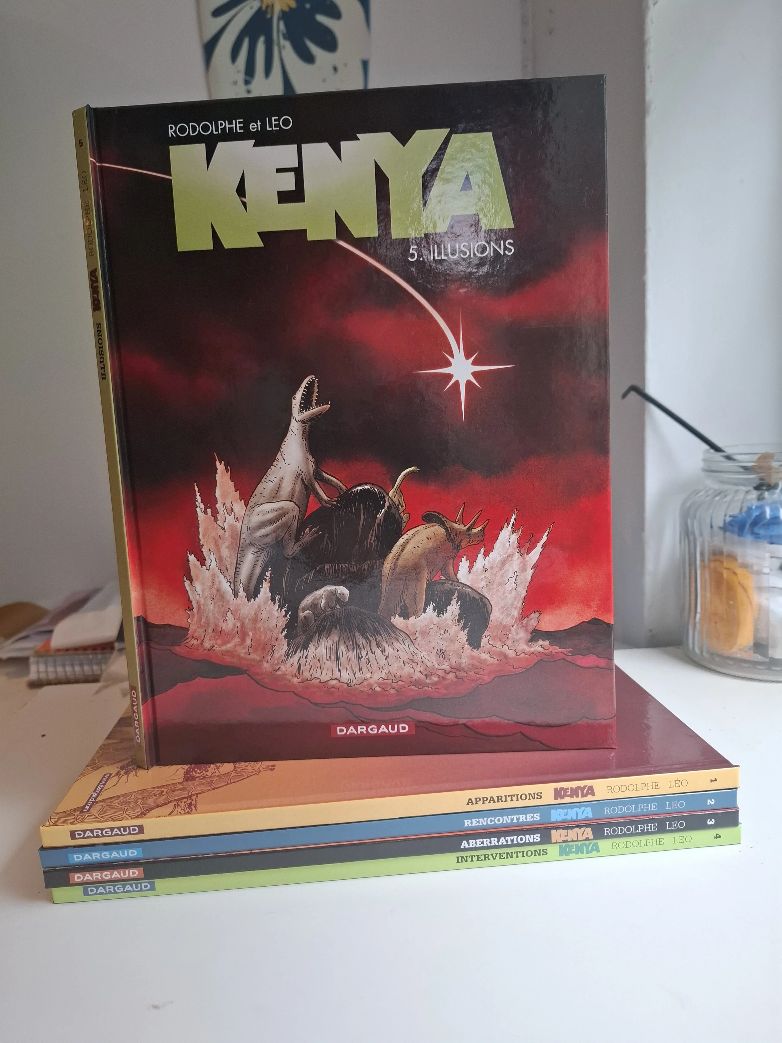 KENYA TOMES 1 à 5 LEO SERIE COMPLETE EO