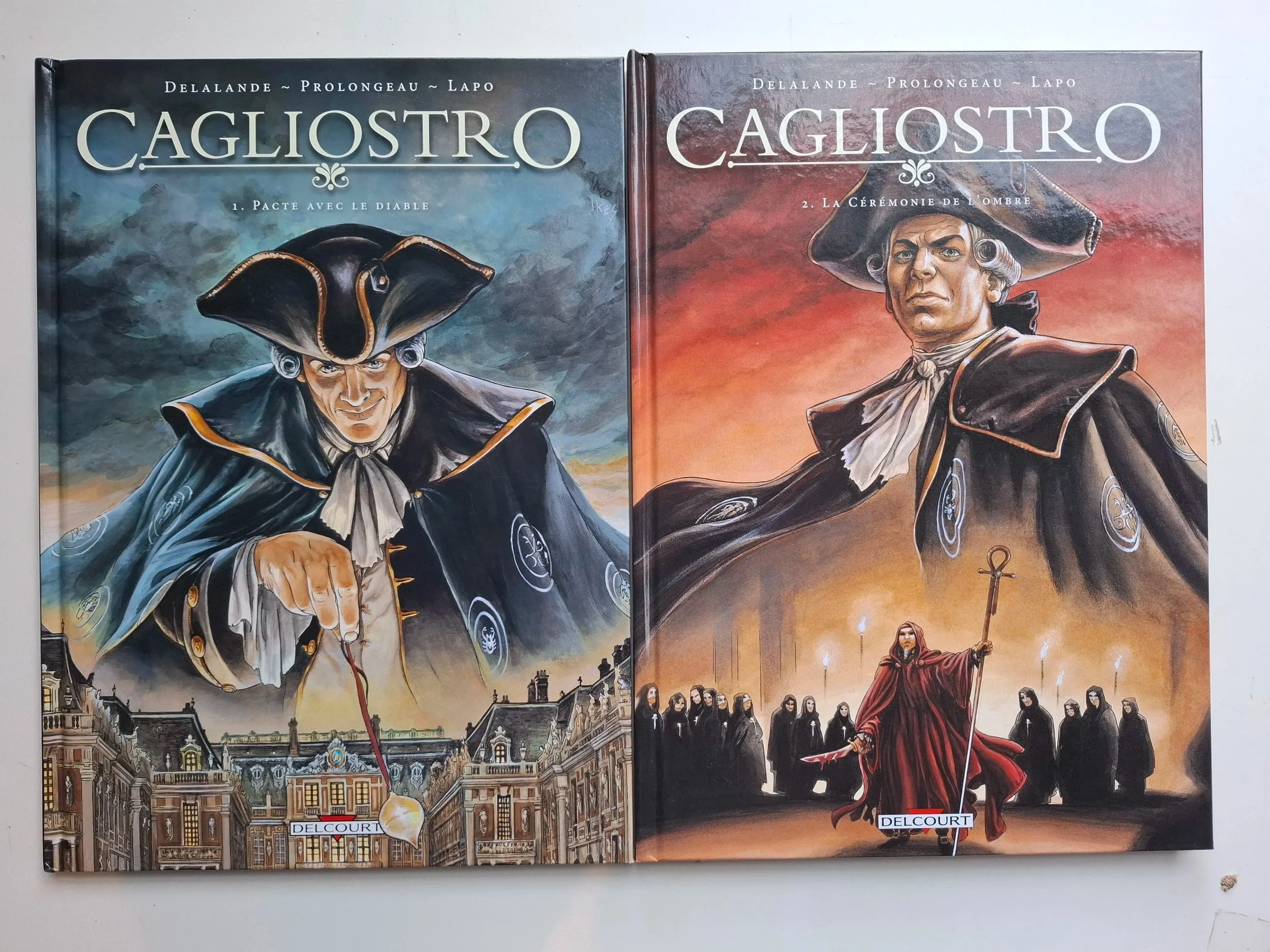 CAGLIOSTRO TOMES 1 ET 2 SERIE COMPLETE DELCOURT TOUS EO