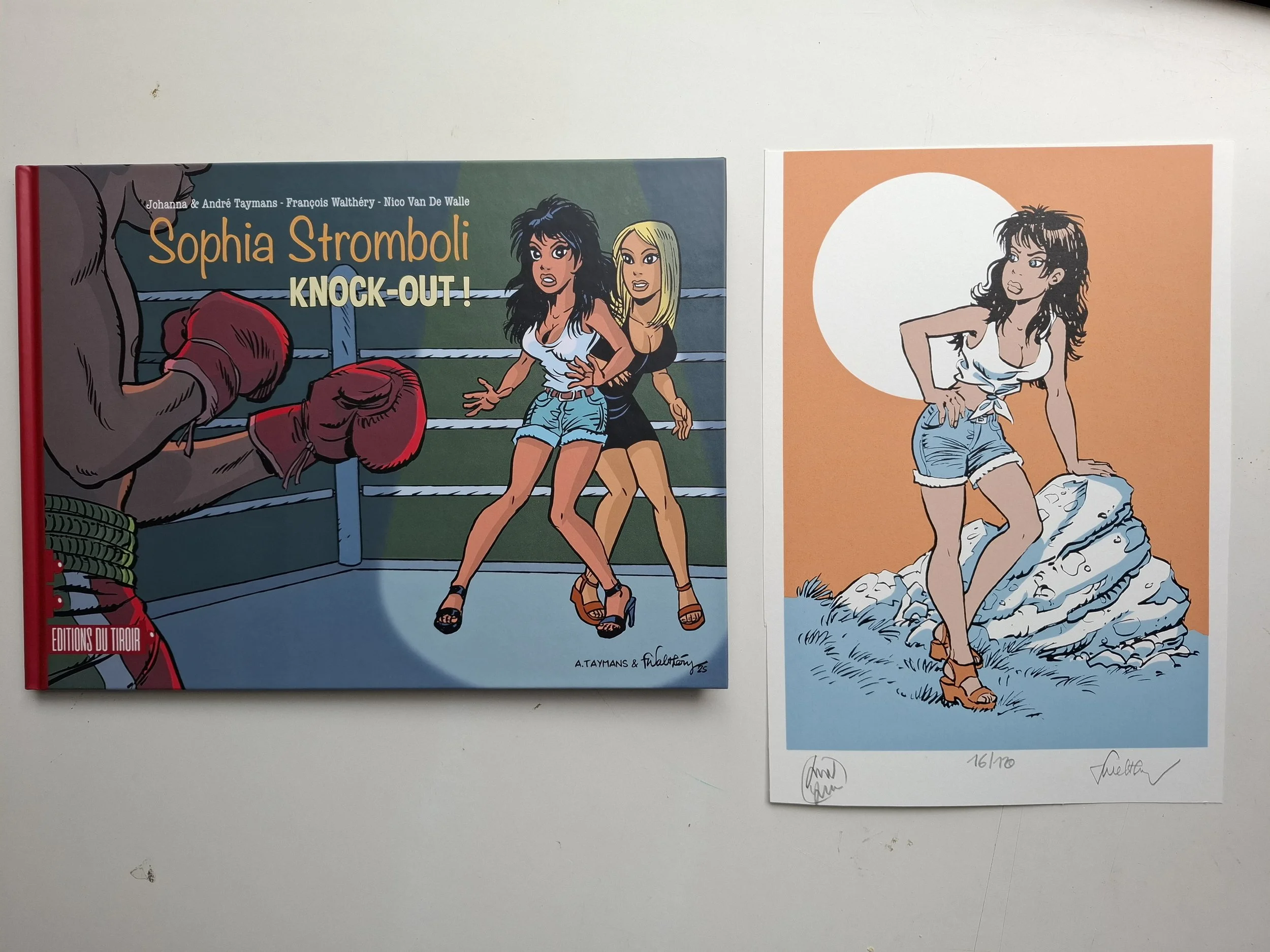 SOPHIA STROMBOLI TOME 2 KNOCK-OUT + EX-LIBRIS N/S