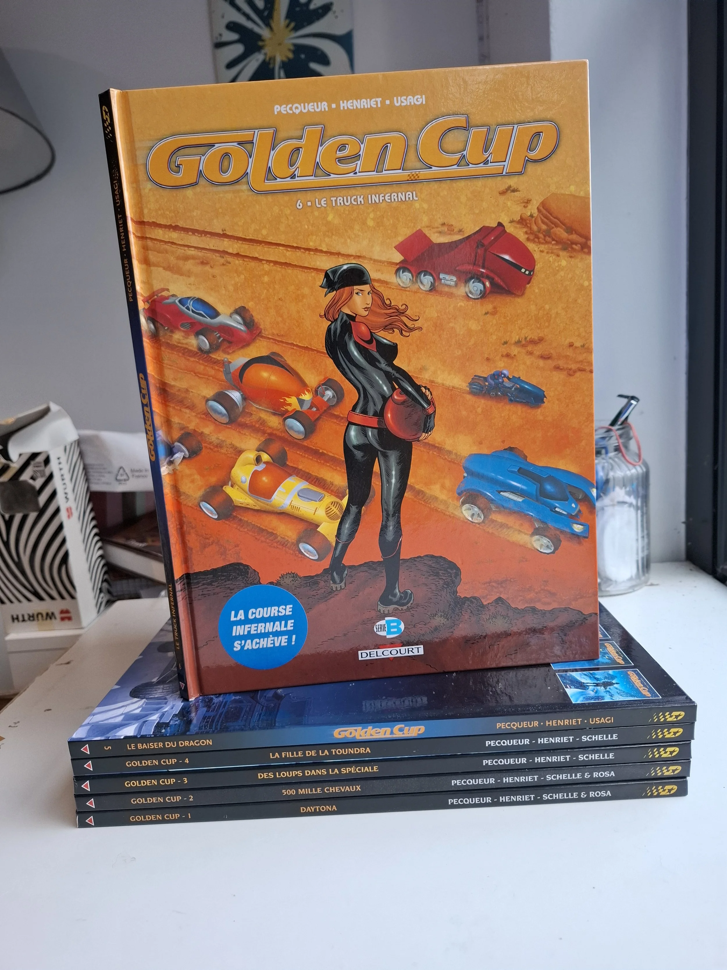 GOLDEN CUP TOMES 1 à 6 SERIE COMPLETE HENRIET EO