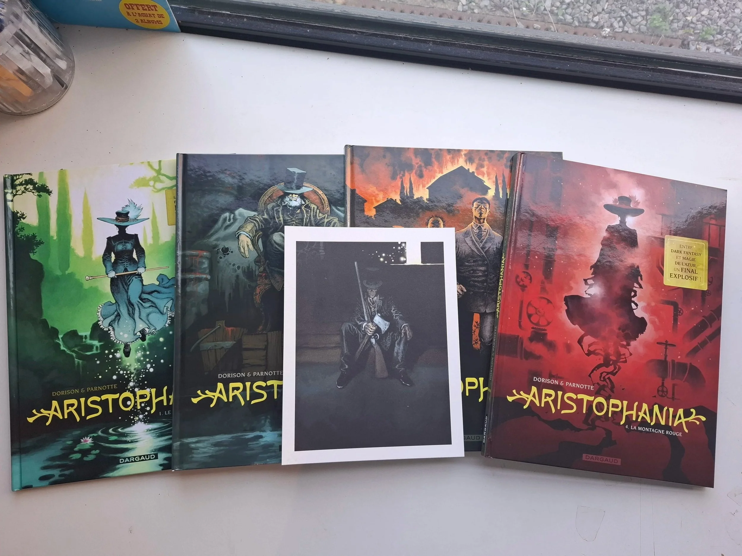 ARISTOPHANIA TOMES 1 à 4 SERIE COMPLETE TOUS EO + EX-LIBRIS