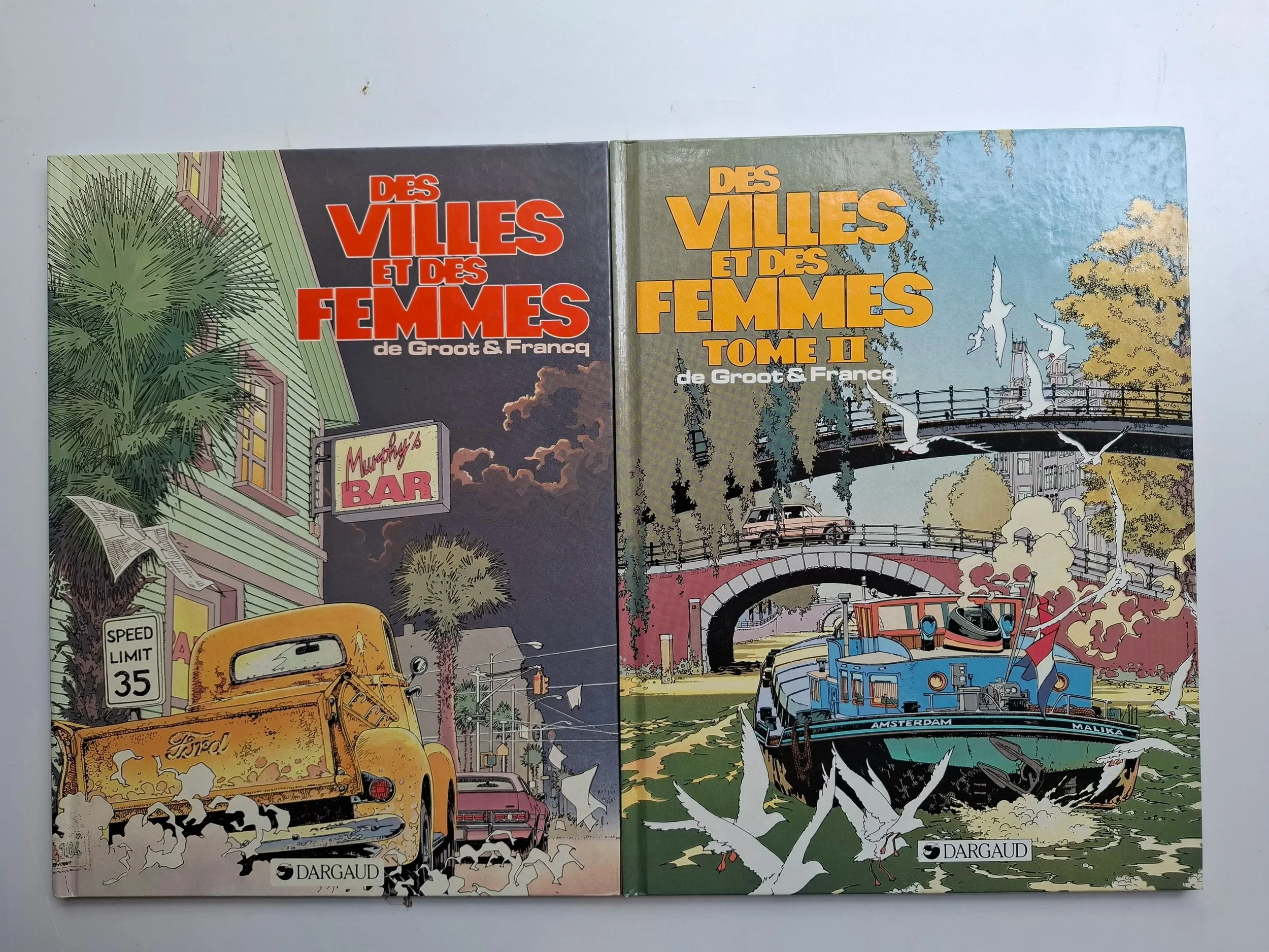 DES VILLES ET DES FEMMES TOMES 1 ET 2 FRANCQ SERIE COMPLETE EO