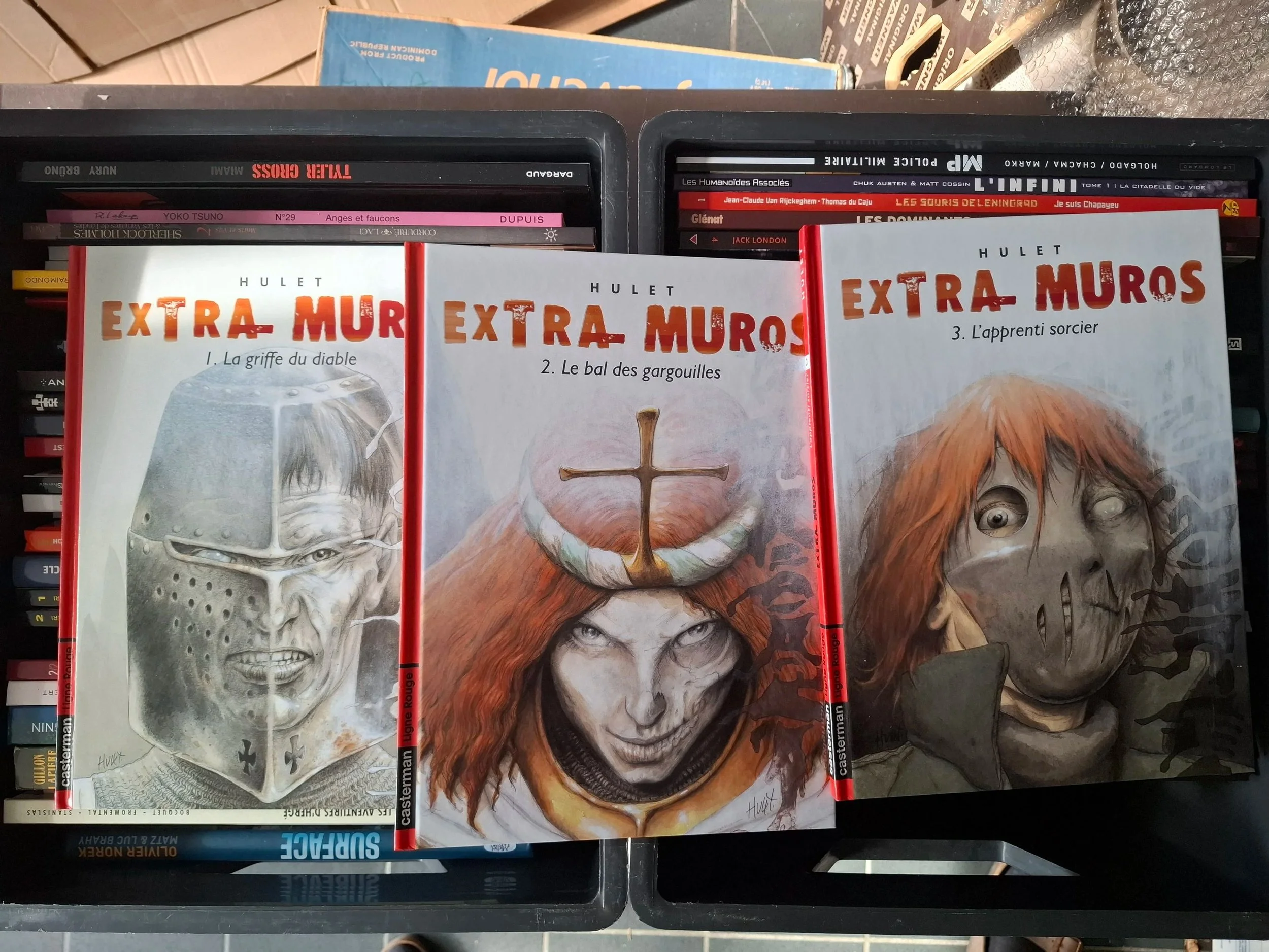 EXTRA-MUROS TOMES 1 à 3 SERIE COMPLETE TOUS EO