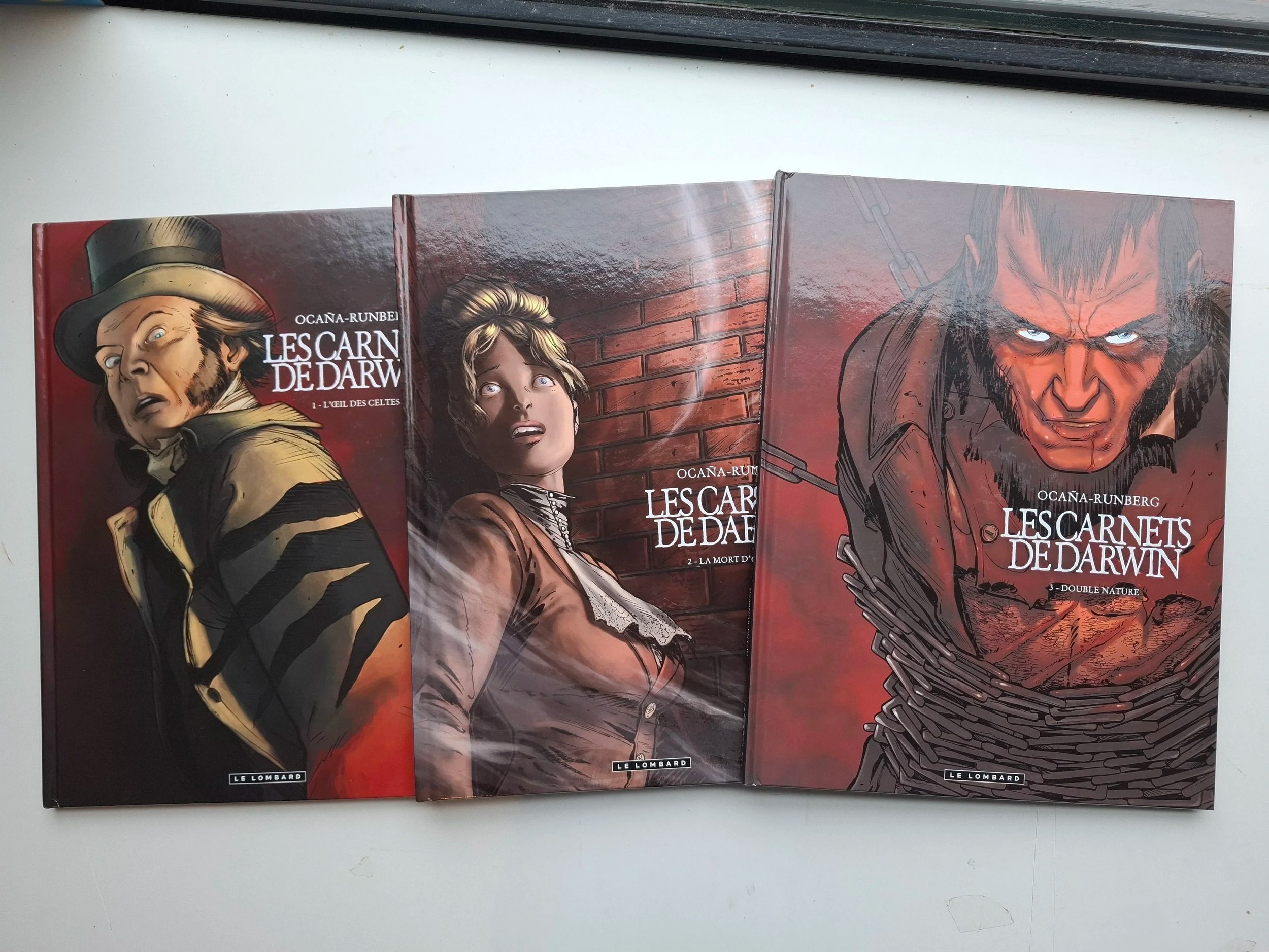 LES CARNETS DE DARWIN TOMES 1 à 3 SERIE COMPLETE EO