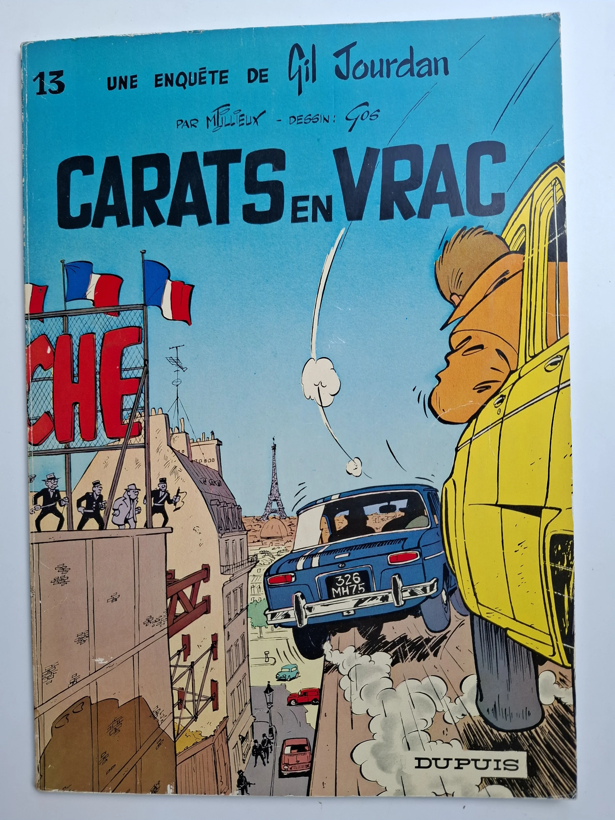 GIL JOURDAN TOME 13 "CARATS EN VRAC" TILLIEUX EO 1971