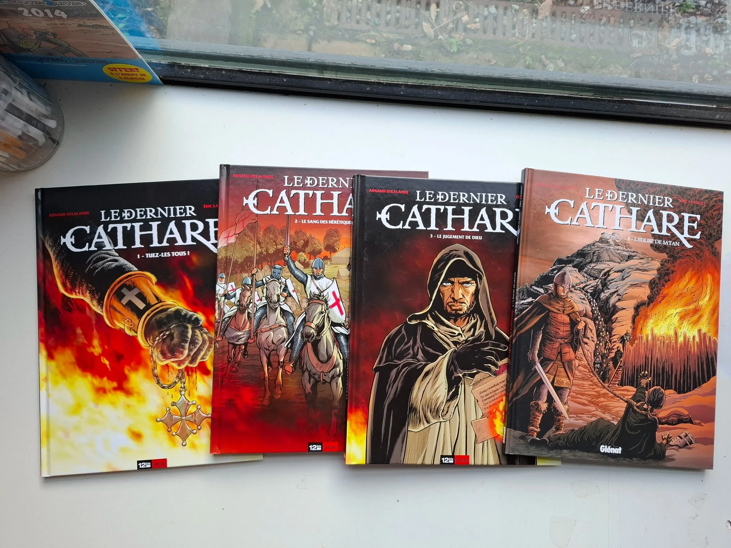 LE DERNIER CATHARE TOMES 1 à 4 SERIE COMPLETE EO