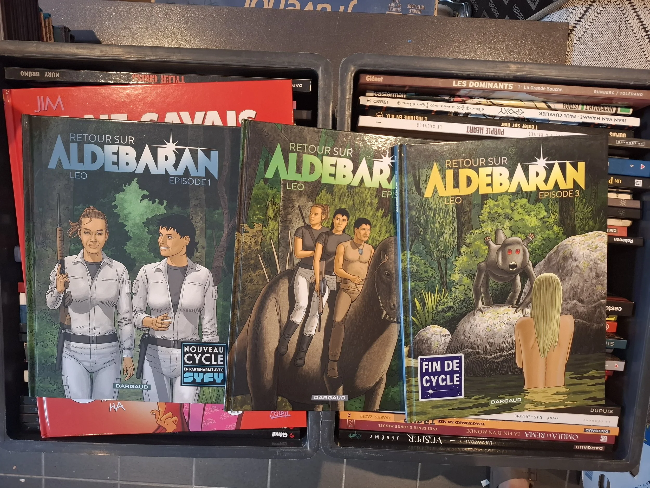 RETOUR SUR ALDEBARAN LEO TOMES 1 à 3 SERIE COMPLETE DARGAUD EO