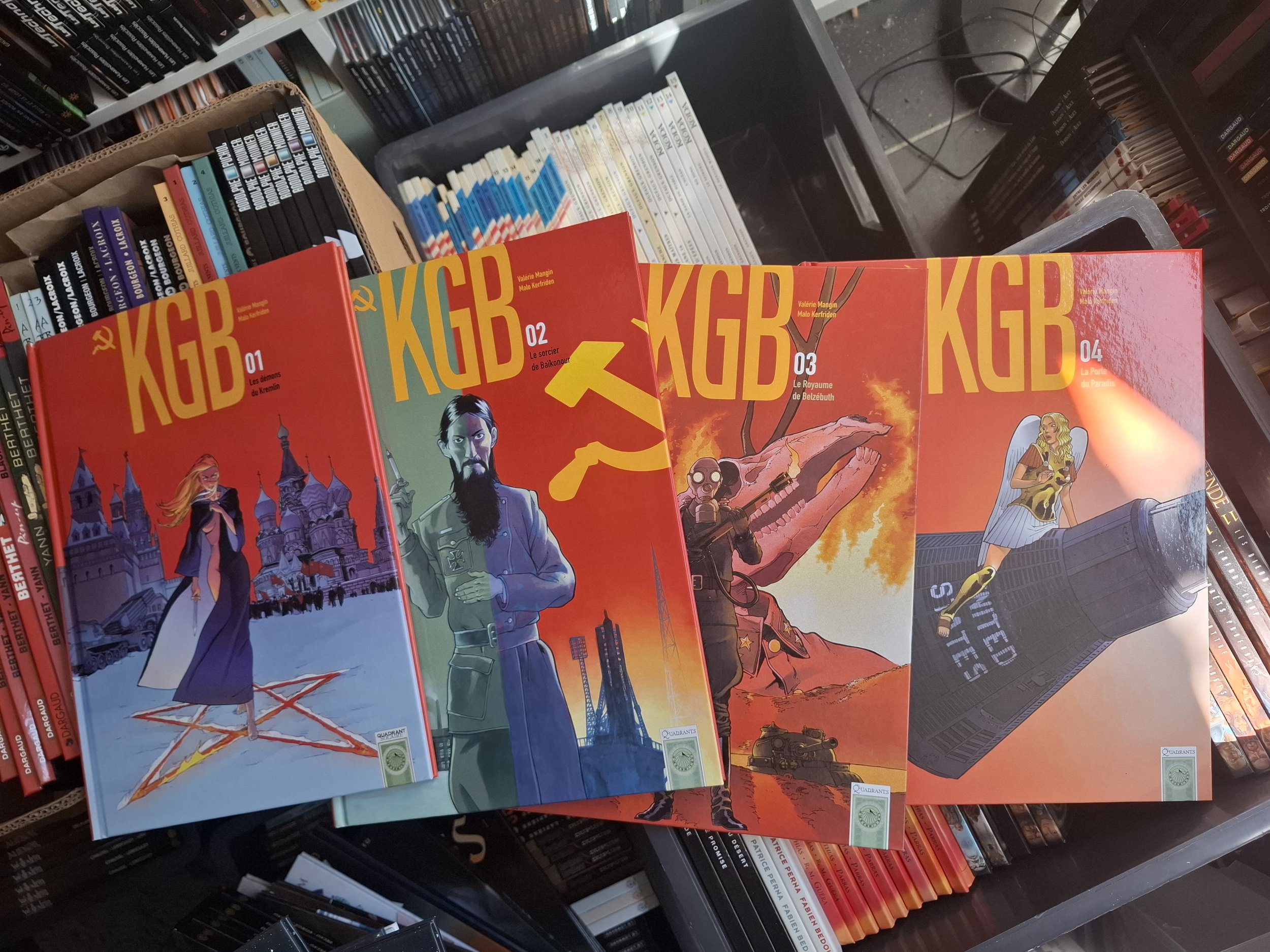 KGB TOMES 1 à 4 SERIE COMPLETE TOUS EO