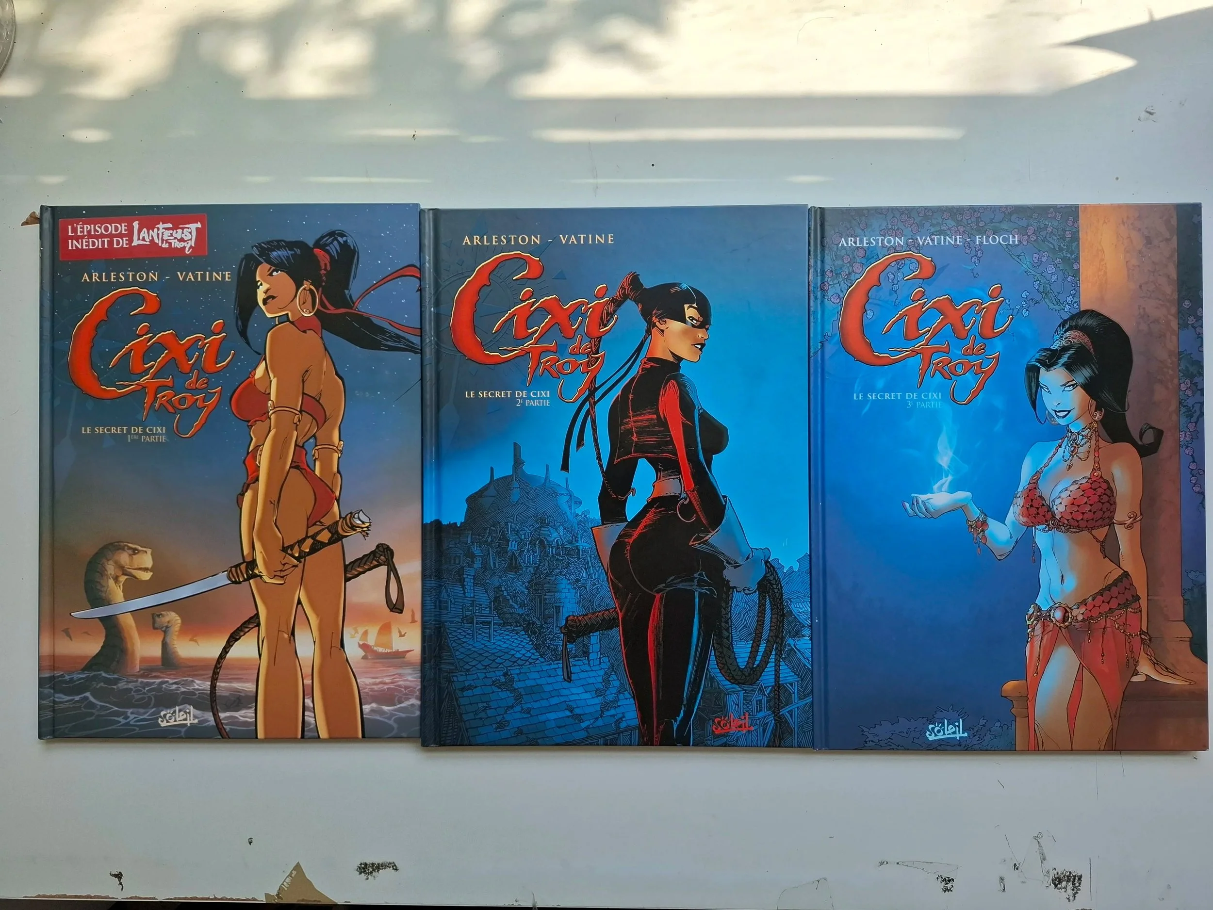 CIXI DE TROY TOMES 1 à 3 SERIE COMPLETE TOUS EO