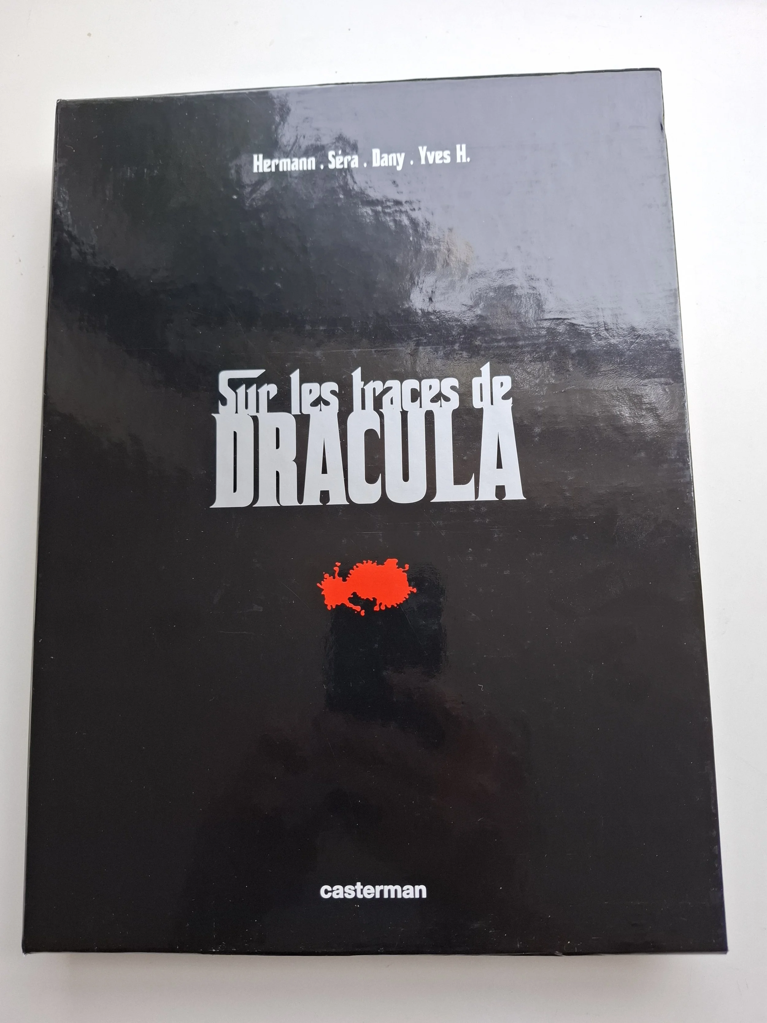 COFFRET SUR LES TRACES DE DRACULA CASTERMAN TOMES 1 à 3 SERIE COMPLETE EO