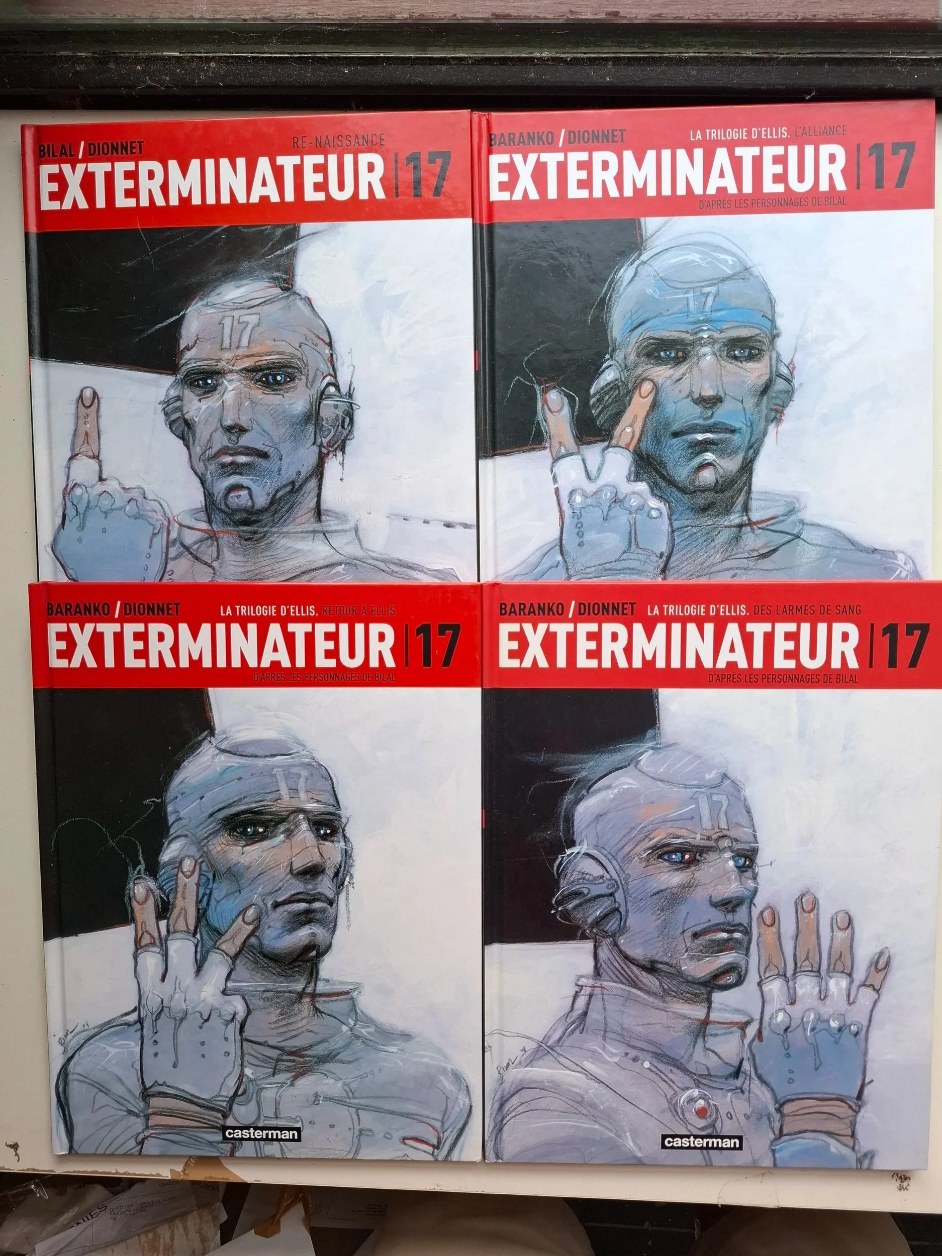 EXTERMINATEUR 17 BILAL TOMES 1 à 4 COMPLET REED