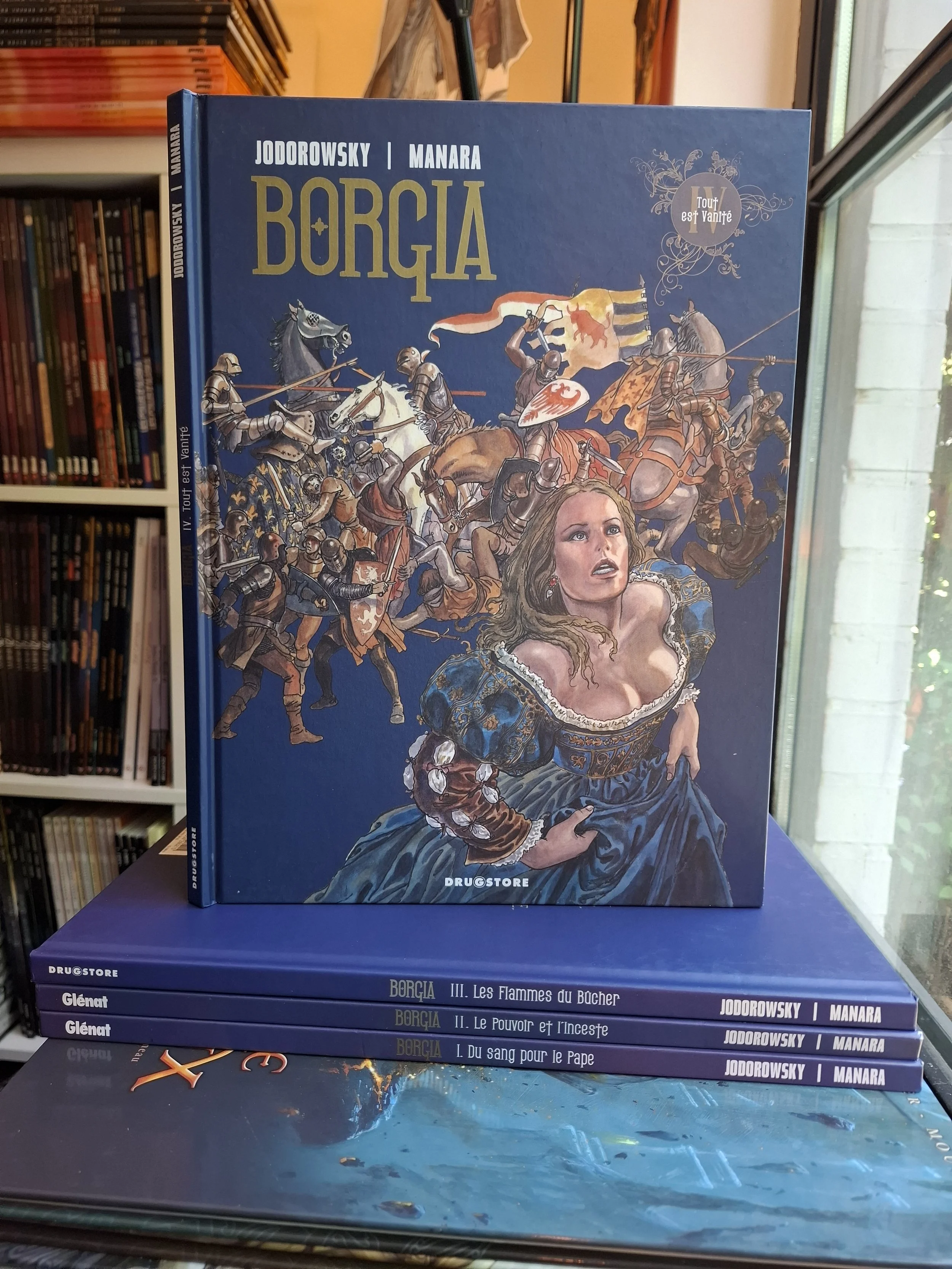 BORGIA TOMES 1 à 4 MANARA SERIE COMPLETE EO/REED