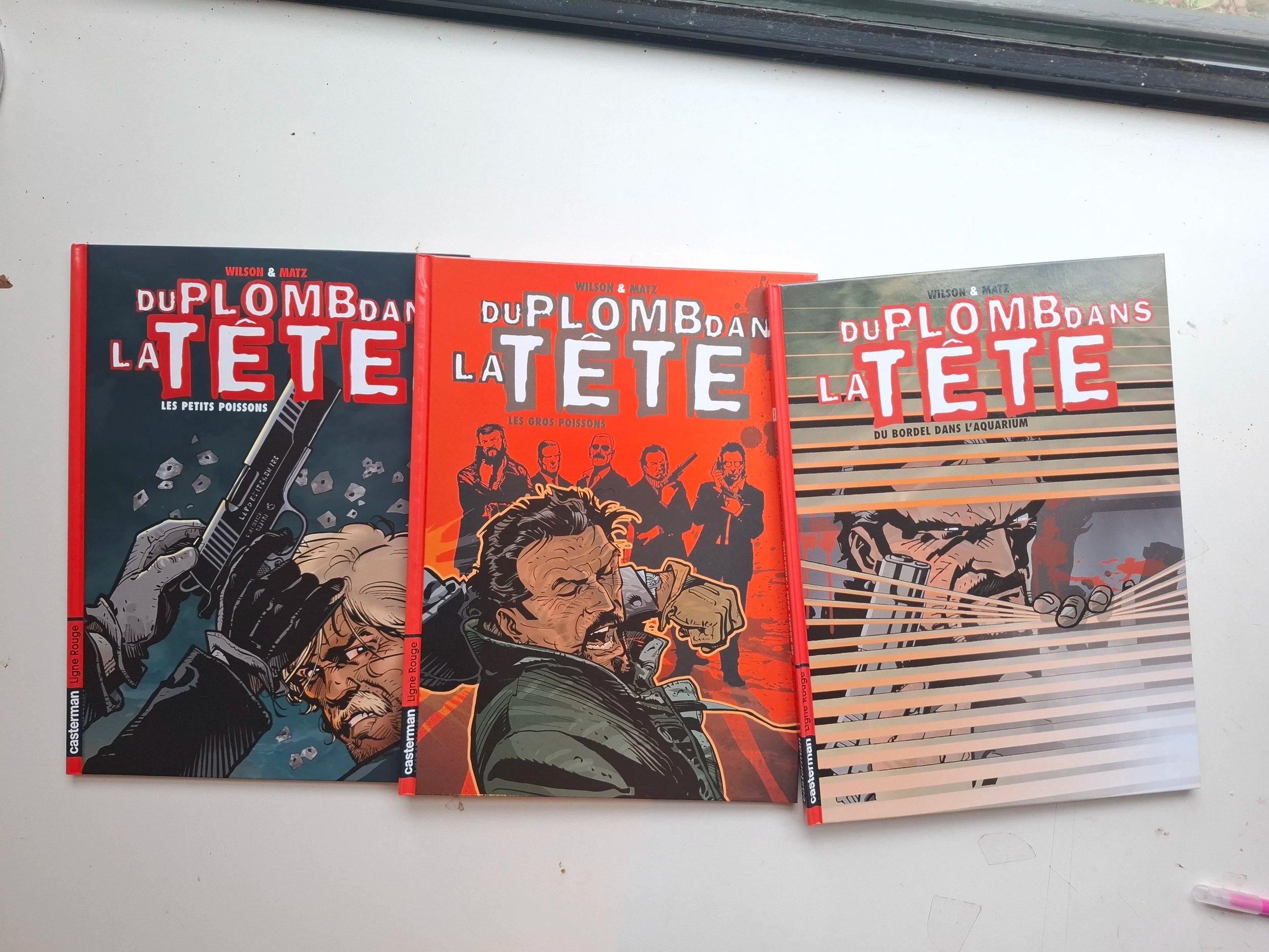 DU PLOMB DANS LA TETE TOMES 1 à 3 SERIE COMPLETE TOUS EO