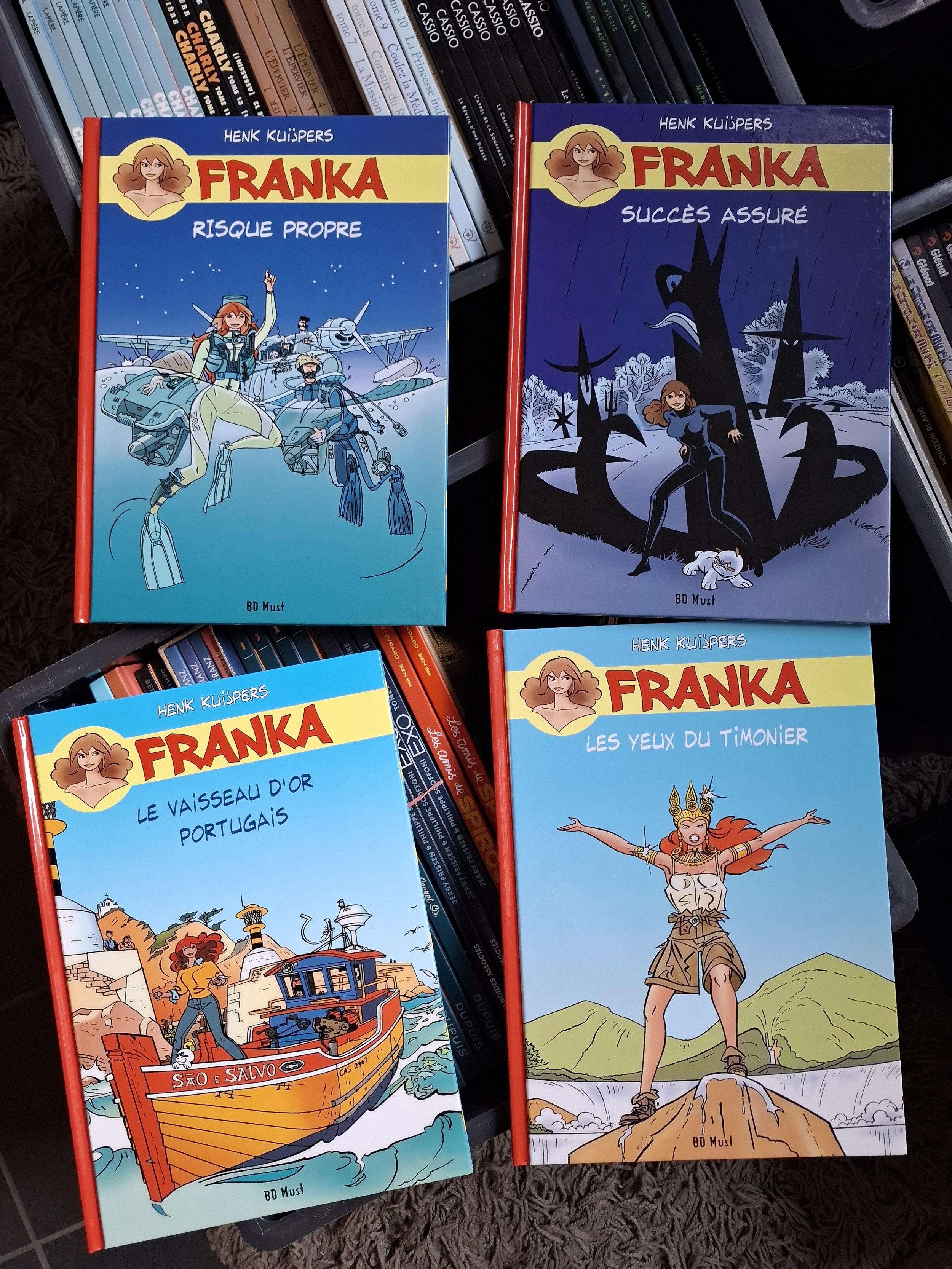FRANKA BD MUST TOMES 14 à 17 + ex-LIBRIS N/S