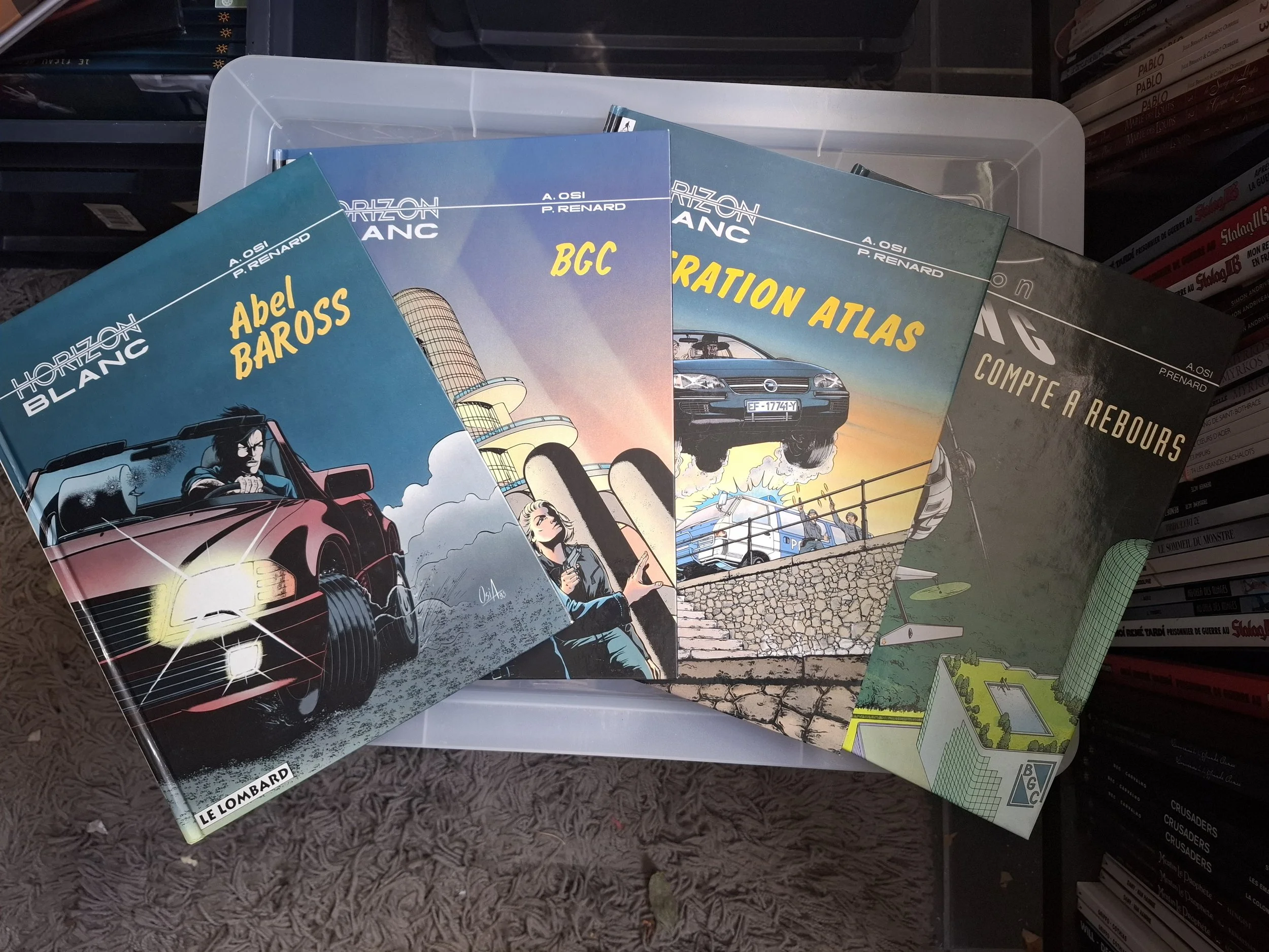 HORIZON BLANC TOMES 1 à 4 SERIE COMPLETE TOUS EO