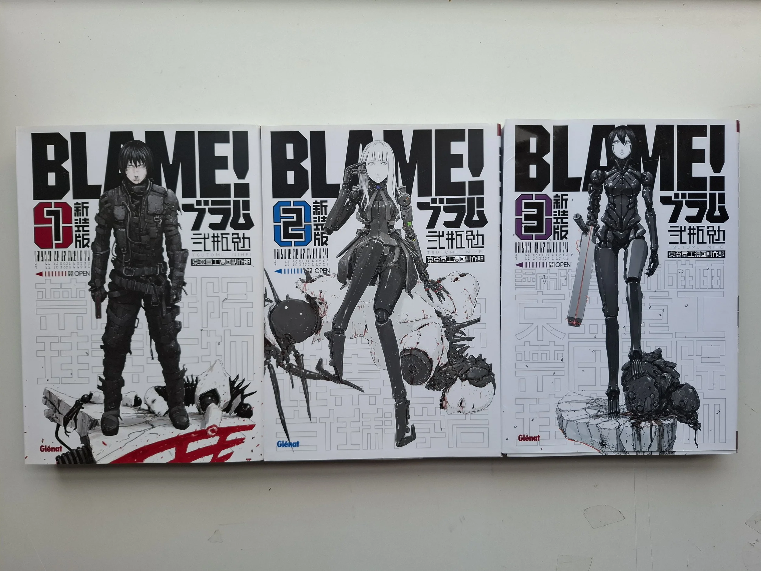 BLAME VERSION DELUXE VOLUMES 1 à 3 GLENAT
