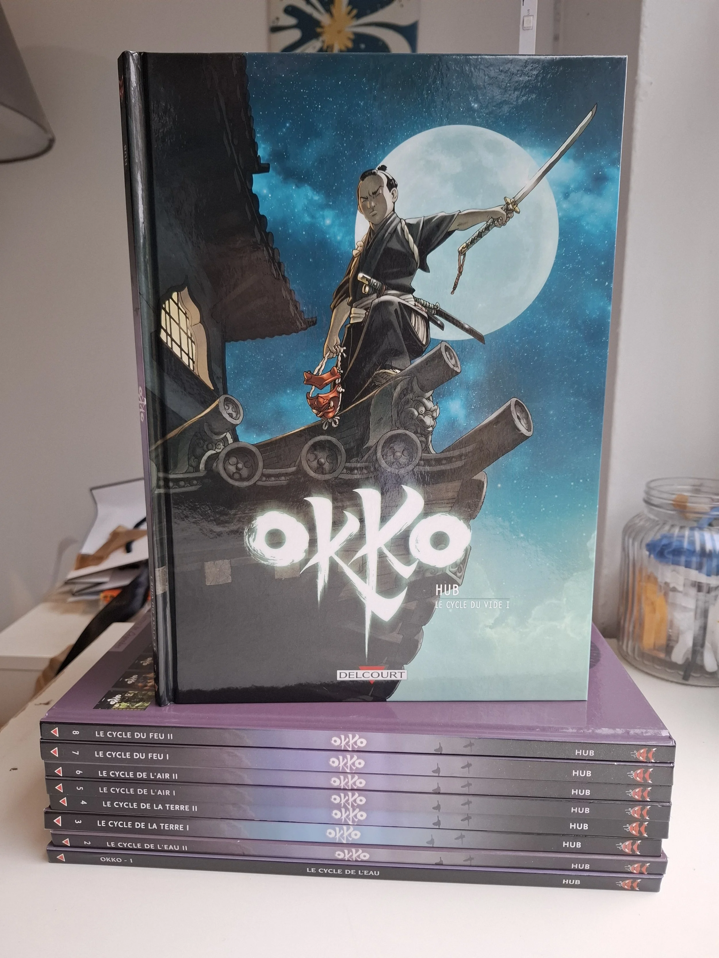 OKKO HUB TOMES 1 à 9 TRES BON ETAT TOUS EO