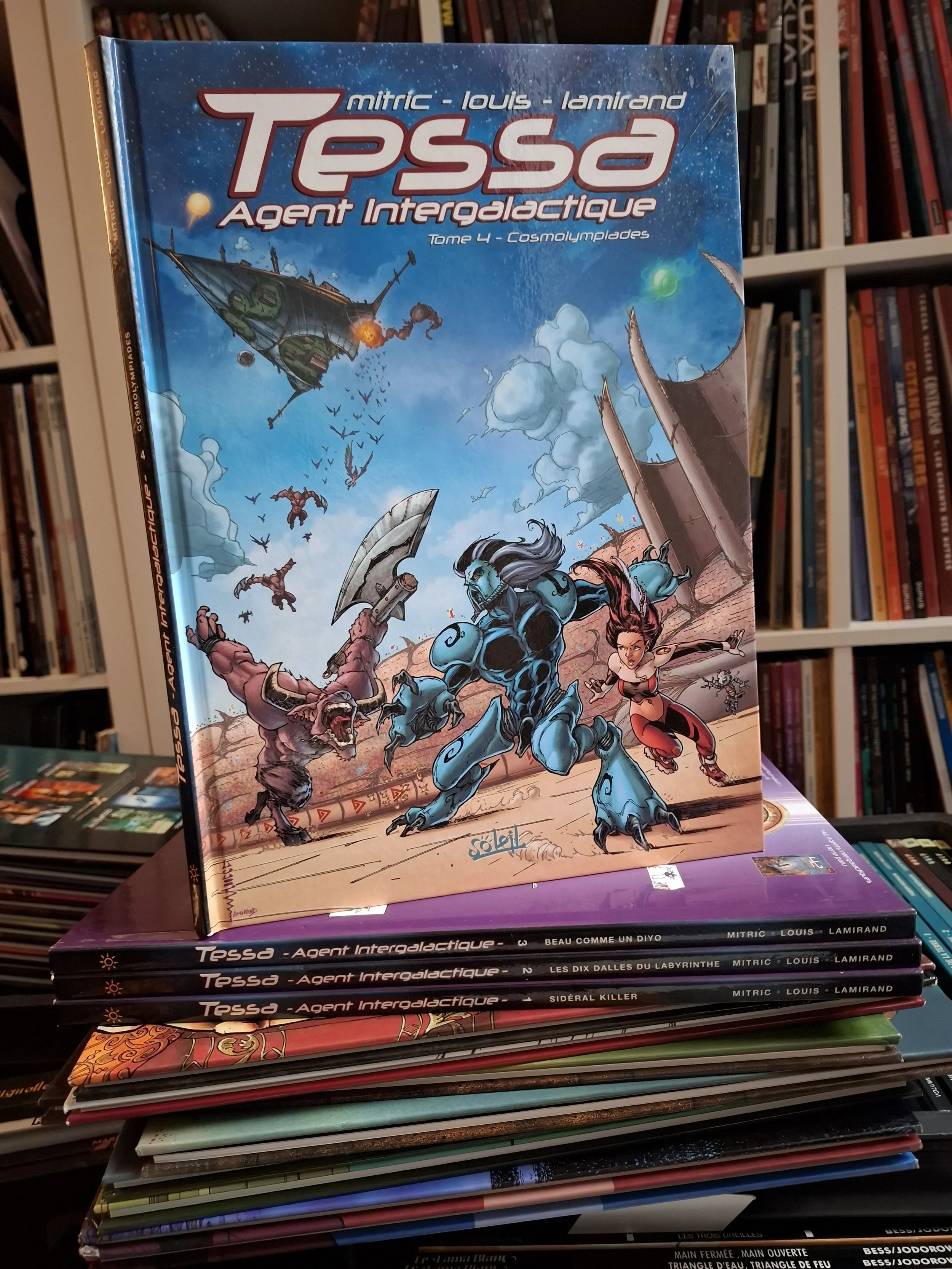 TESSA AGENT INTERGALACTIQUE TOMES 1 à 4 LOUIS