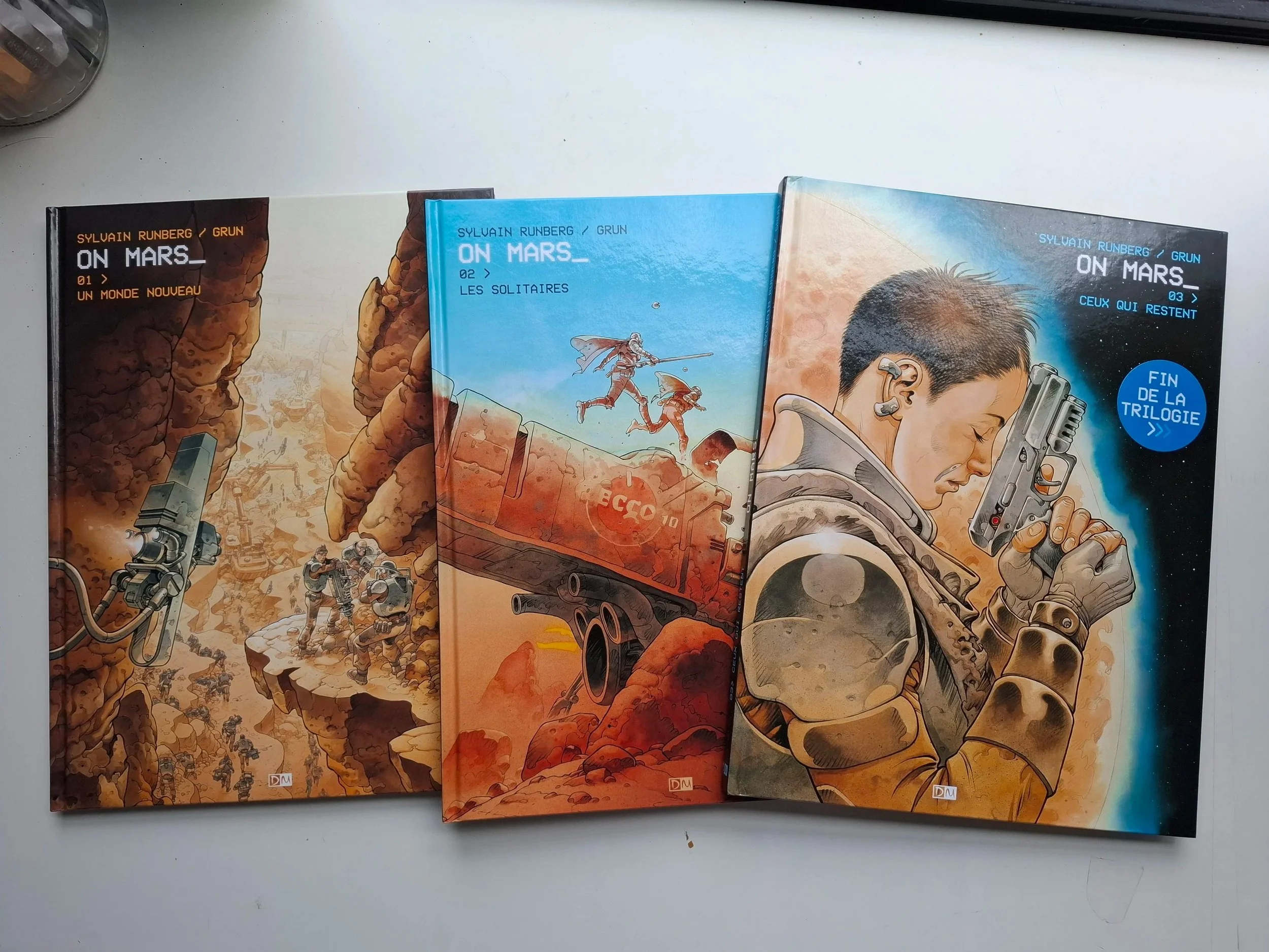 ON MARS_ TOMES 1 à 3 SERIE COMPLETE TOUS EO