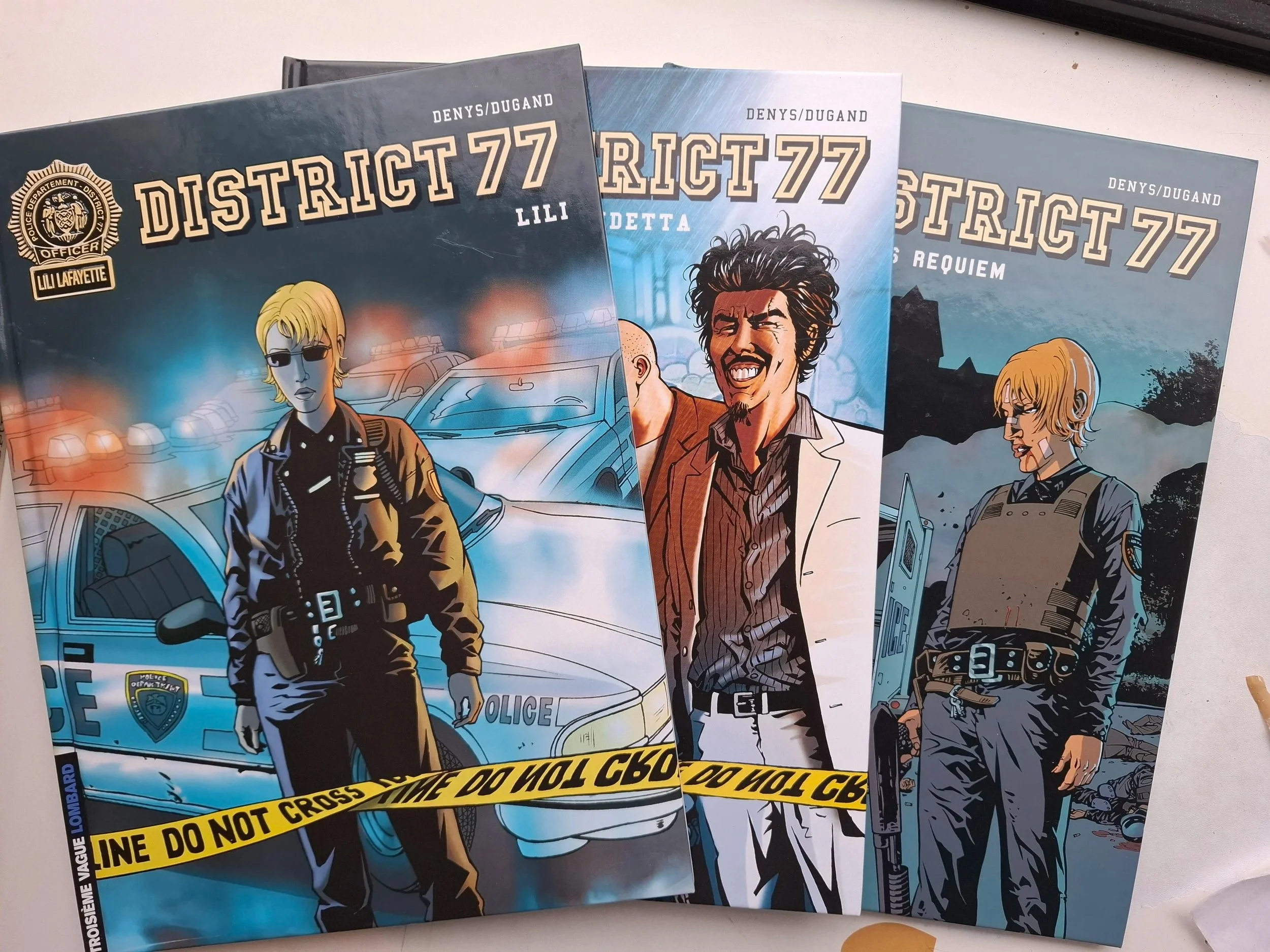 DISTRICT 77 TOMES 1 à 3 SERIE COMPLETE TOUS EO