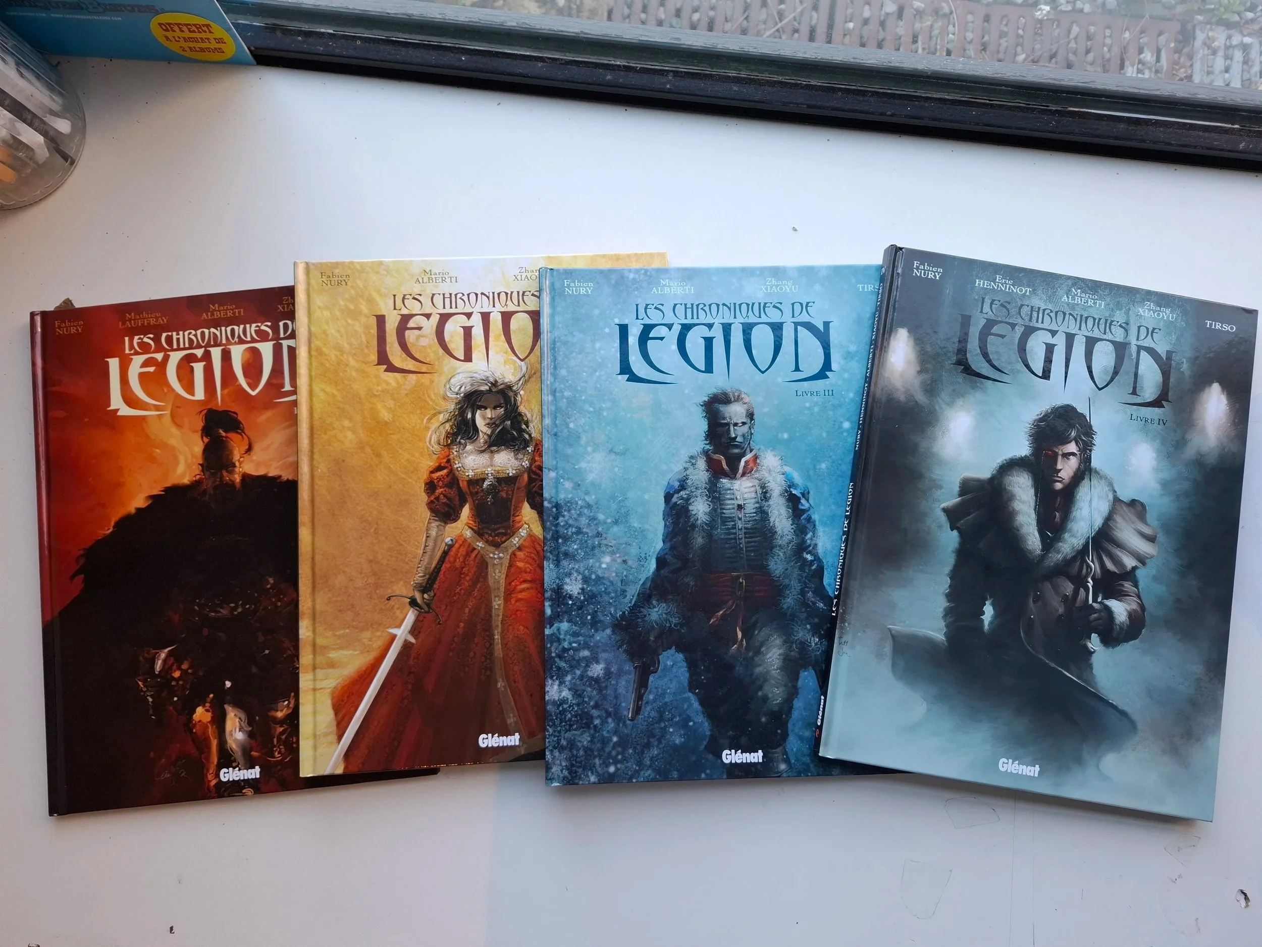 LES CHRONIQUES DE LEGION TOMES 1 à 4 SERIE COMPLETE TOUS EO