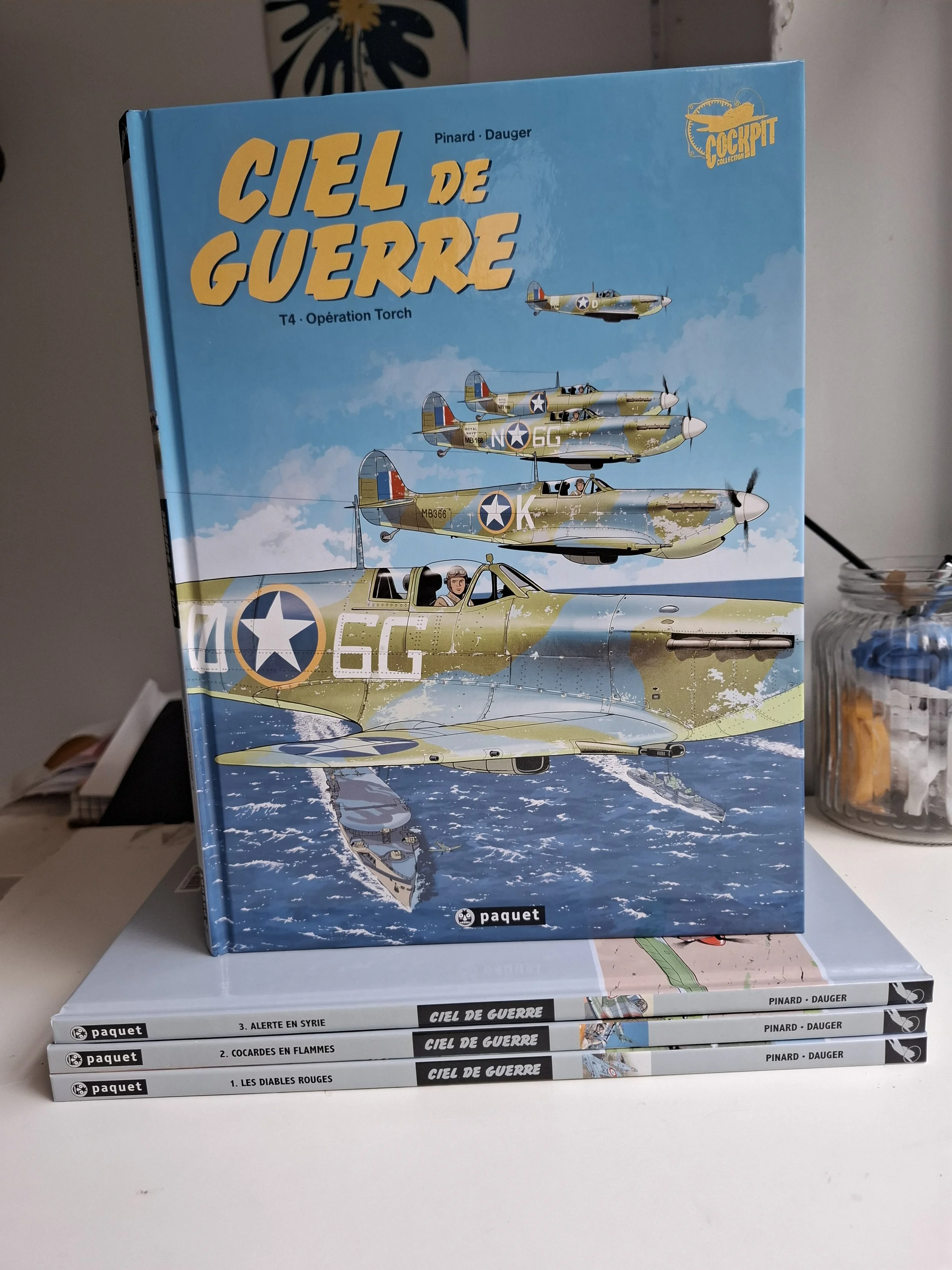 CIEL DE GUERRE TOMES 1 à 4 SERIE COMPLETE TOUS EO
