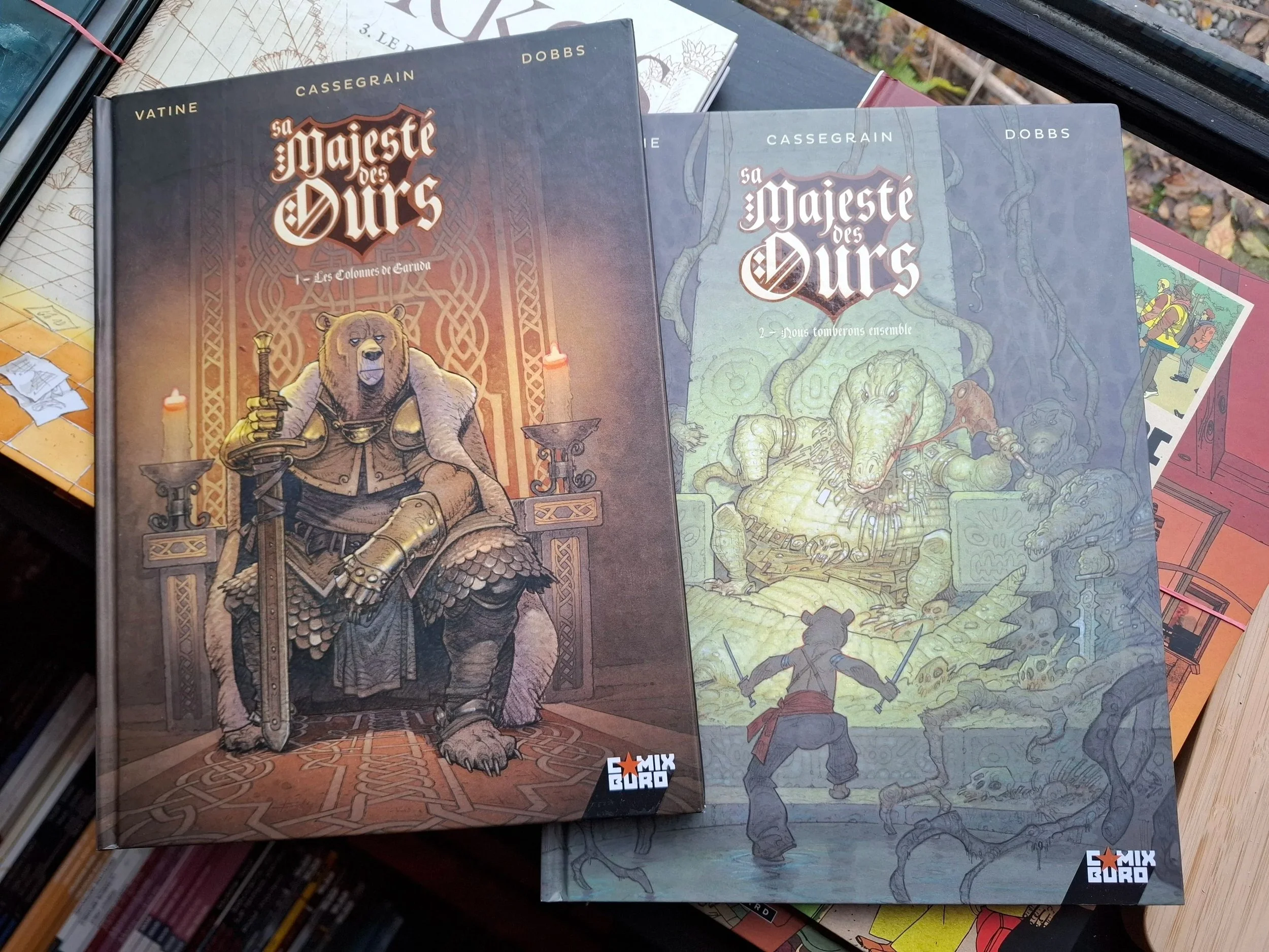 SA MAJESTE DES OURS TOMES 1 ET 2 SERIE COMPLETE EO