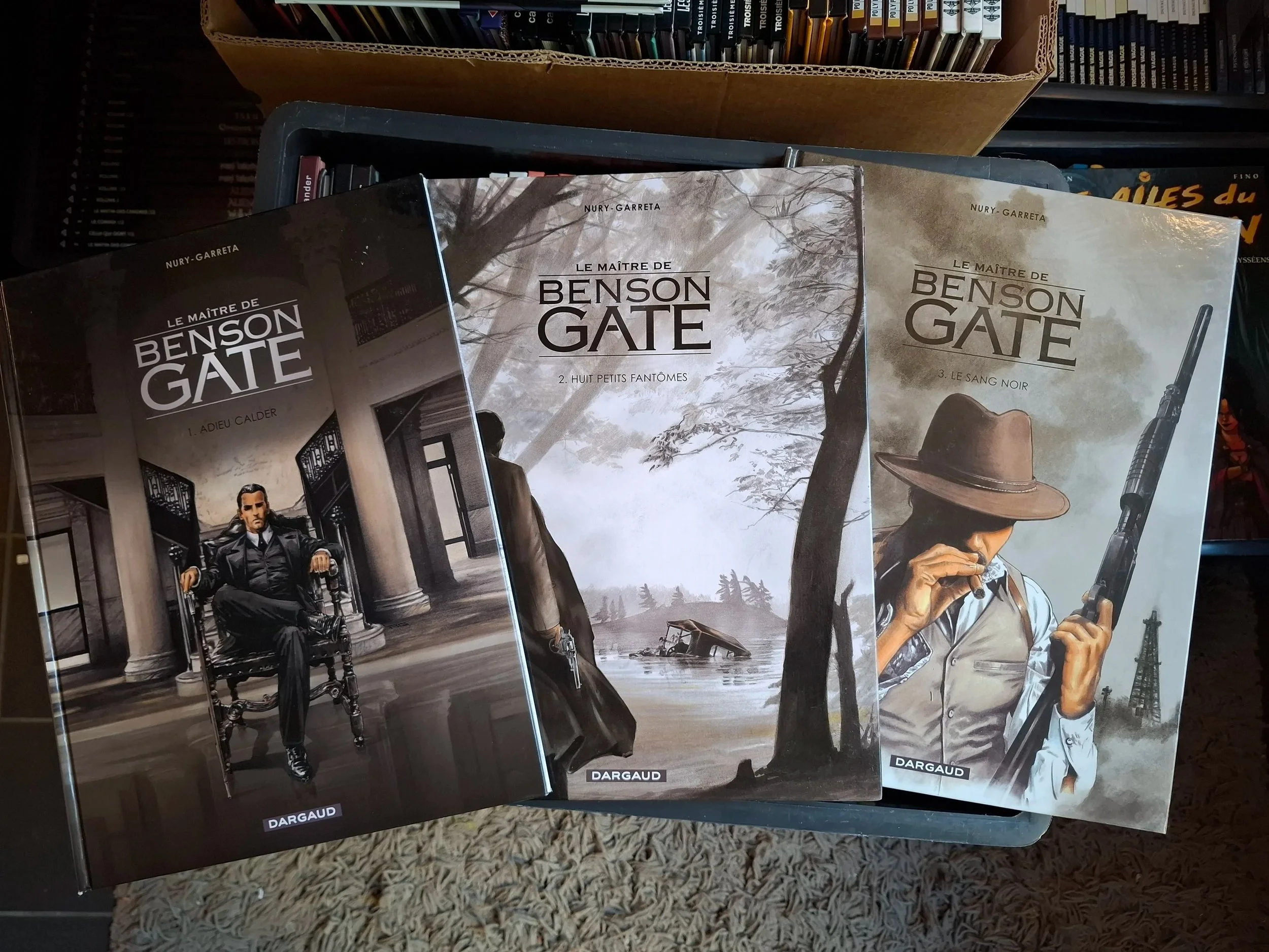 LE MAITRE DE BENSON GATE TOMES 1 à 3 DARGAUD TOUS EO