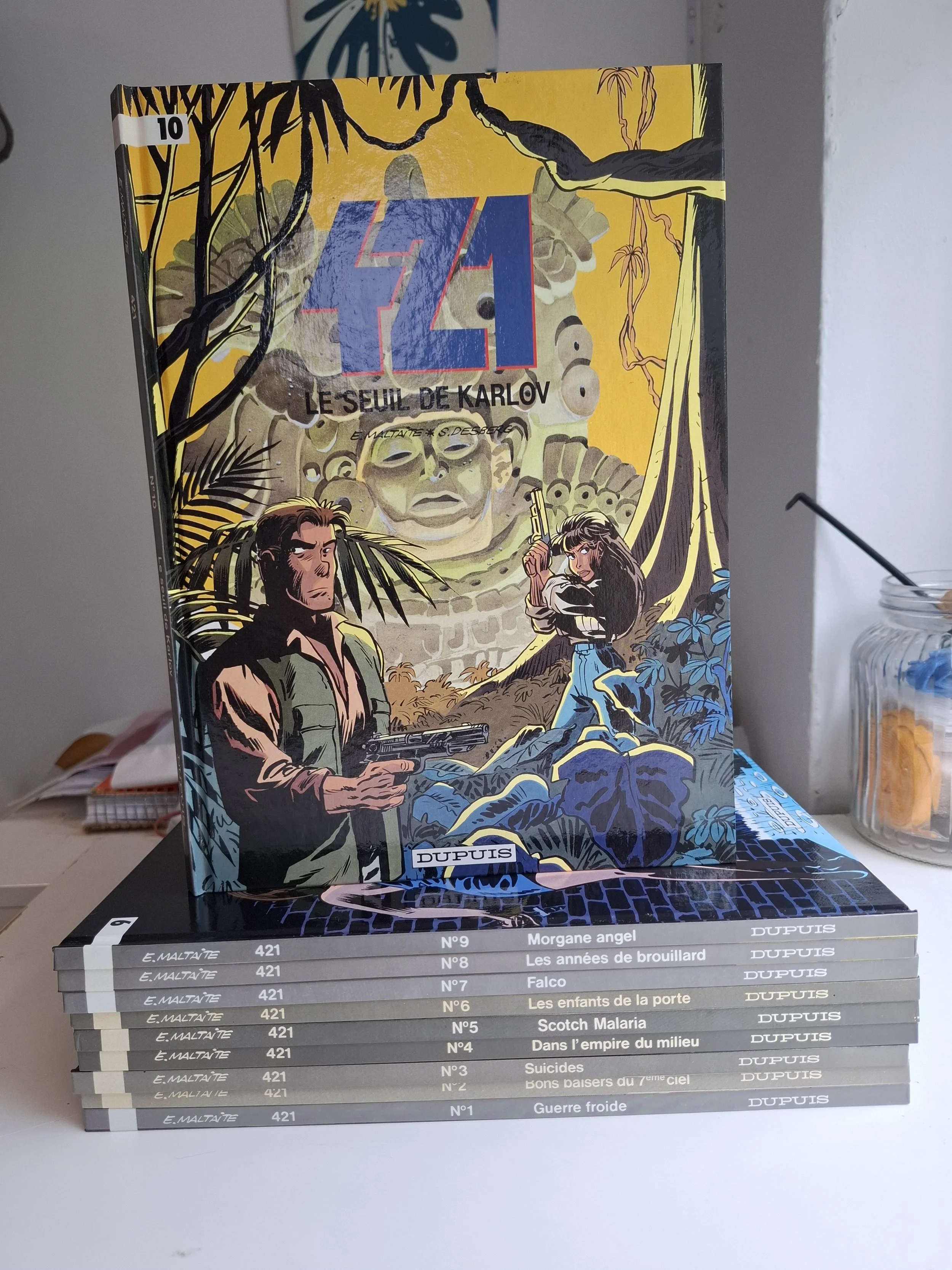 421 TOMES 1 à 10 SERIE COMPLETE MALTAITE DUPUIS EO/REED