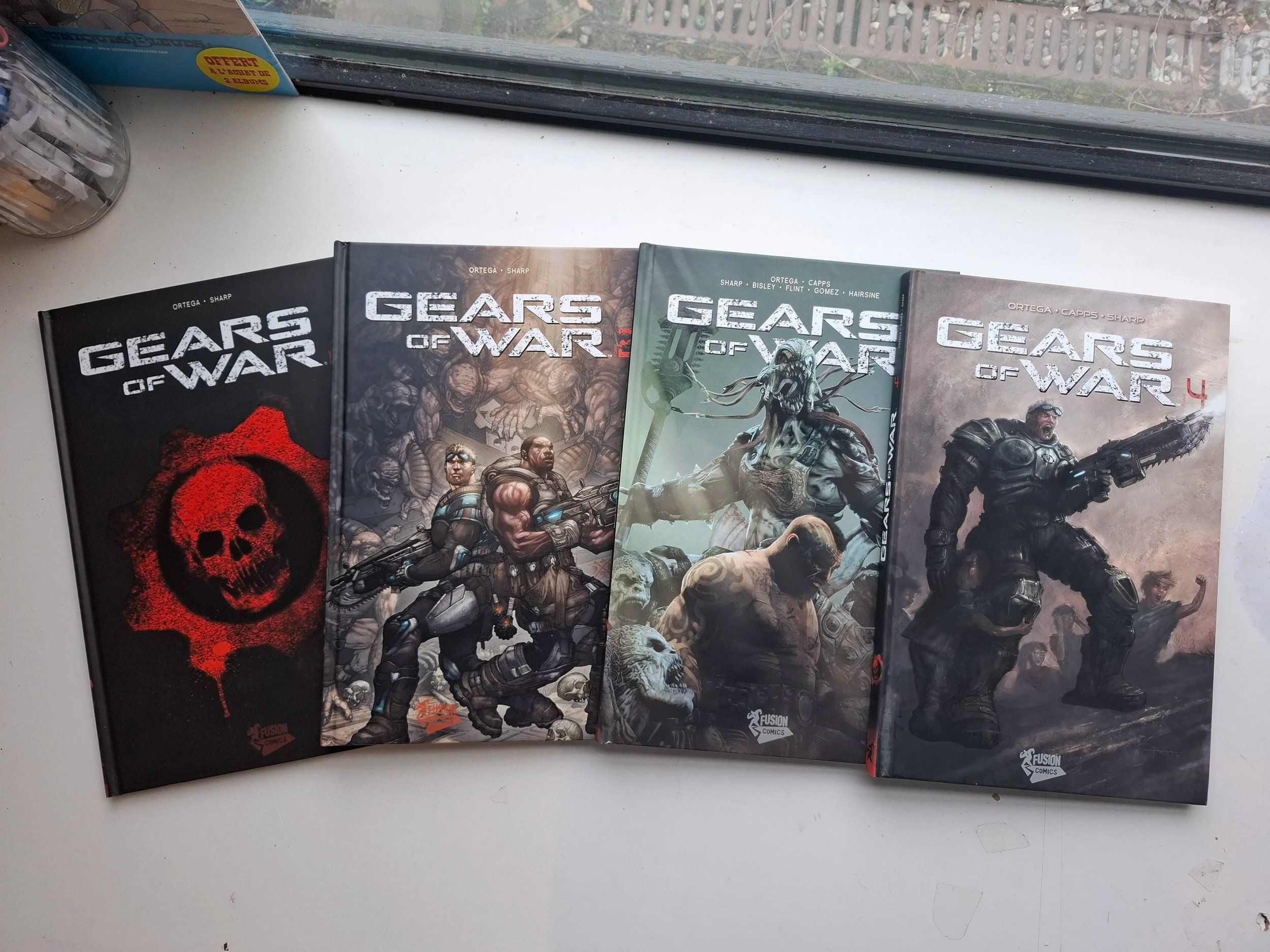 GEARS OF WAR TOMES 1 à 4 SERIE COMPLETE FUSION COMICS EO