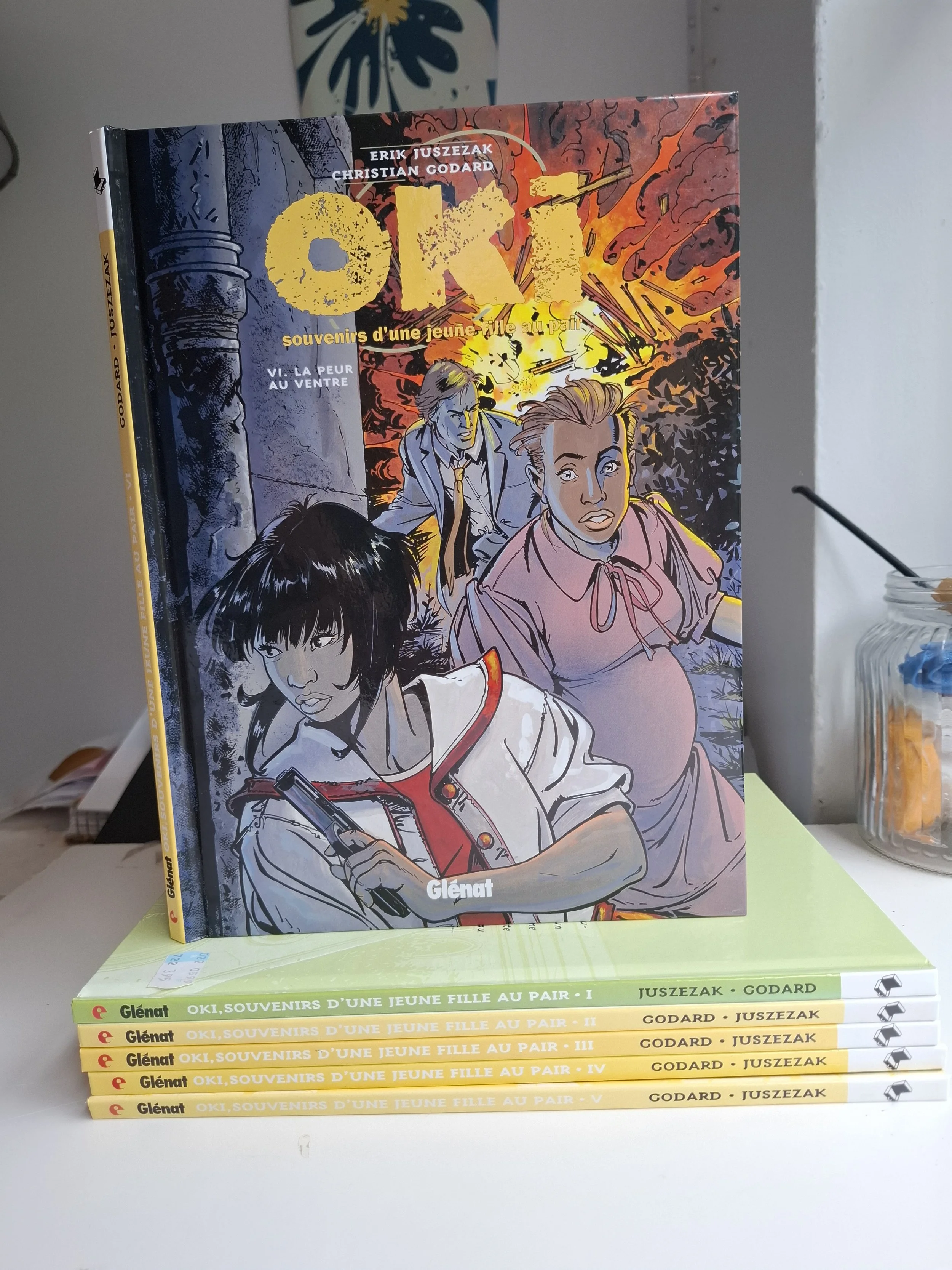 OKI SOUVENIRS D'UNE JEUNE FILLE AU PAIR TOMES 1 à 6 SERIE COMPLETE EO
